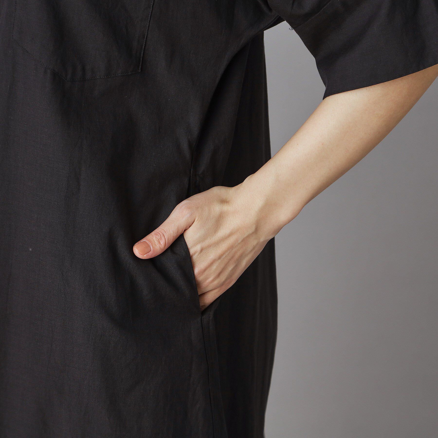 DRESSTERIOR「TICCA（ティッカ）テント半袖シャツワンピース」|ワンピース|