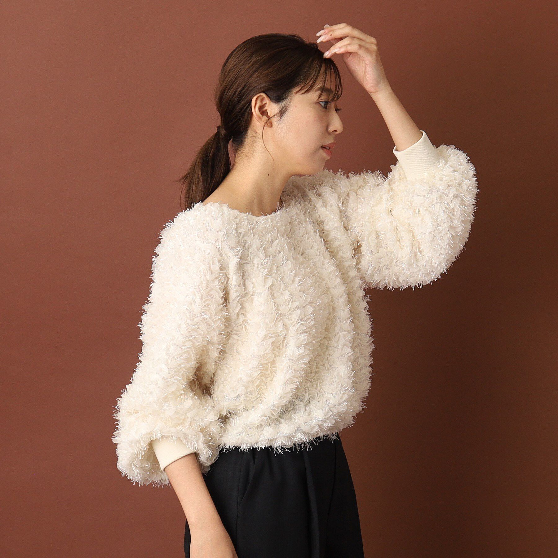 DRESSTERIOR「provoke（プロヴォーク）【別注】 フワラーモチーフブラウス」|シャツ・ブラウス|