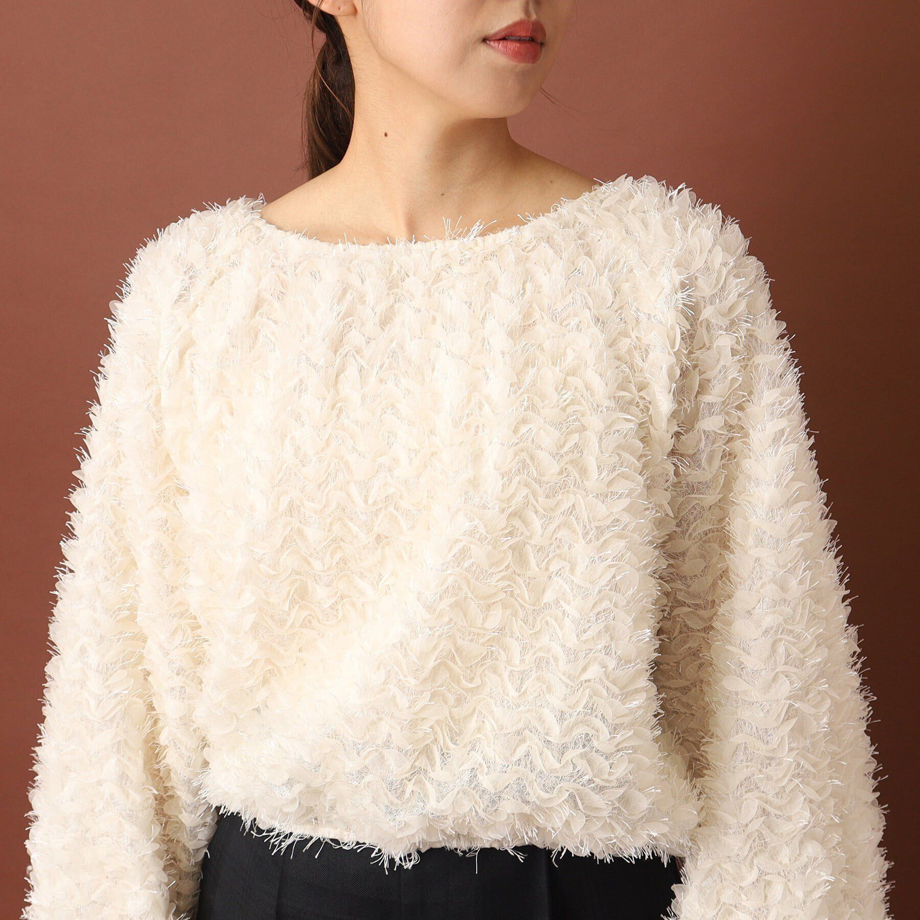 DRESSTERIOR「provoke（プロヴォーク）【別注】 フワラーモチーフブラウス」|シャツ・ブラウス|