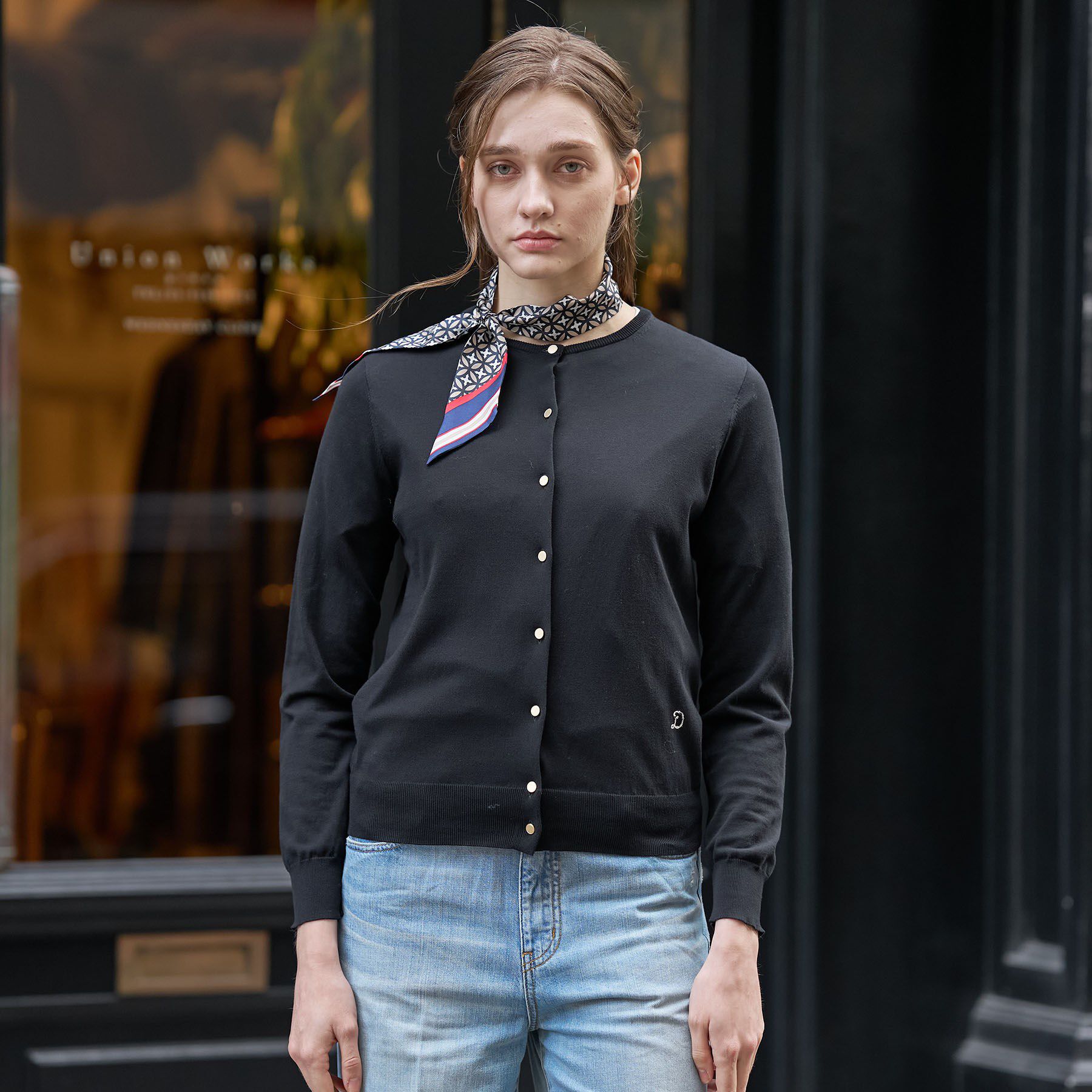 DRESSTERIOR「コットンシルク カーディガン」|カーディガン|