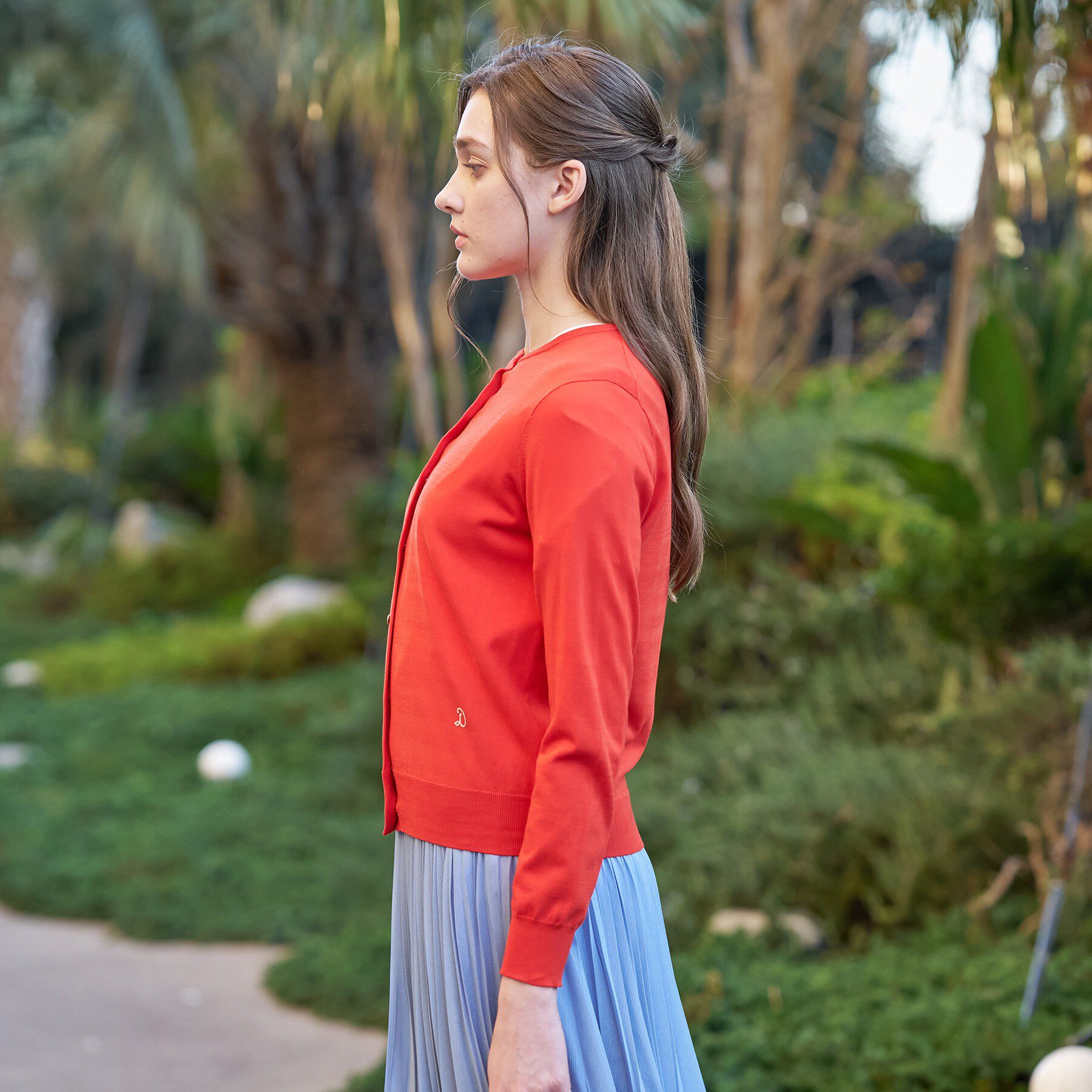 DRESSTERIOR「コットンシルク カーディガン」|カーディガン|