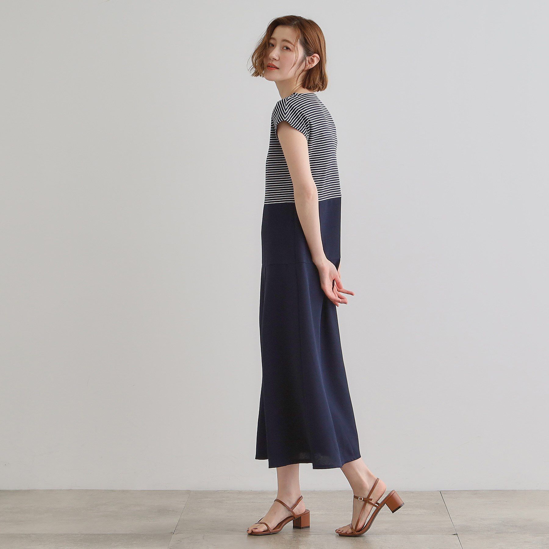 grove「美シルエットなドッキングフレア切替ワンピース」|ワンピース|