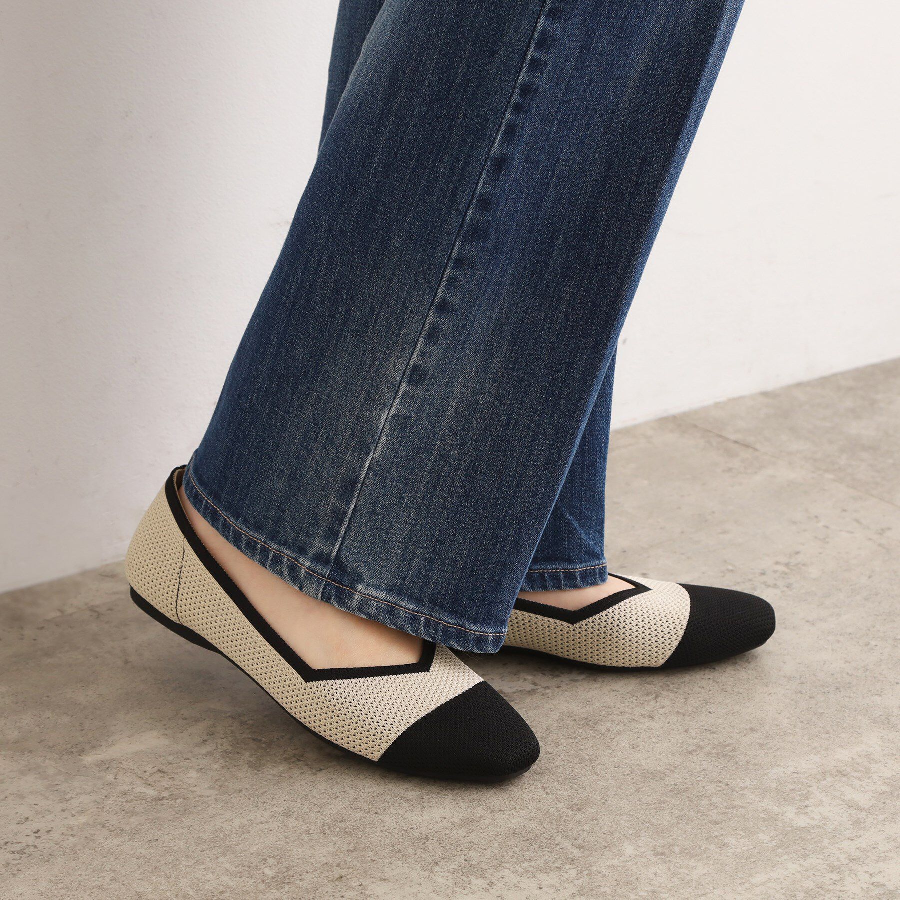 grove「【人間工学】洗えるニットパンプス」|パンプス|