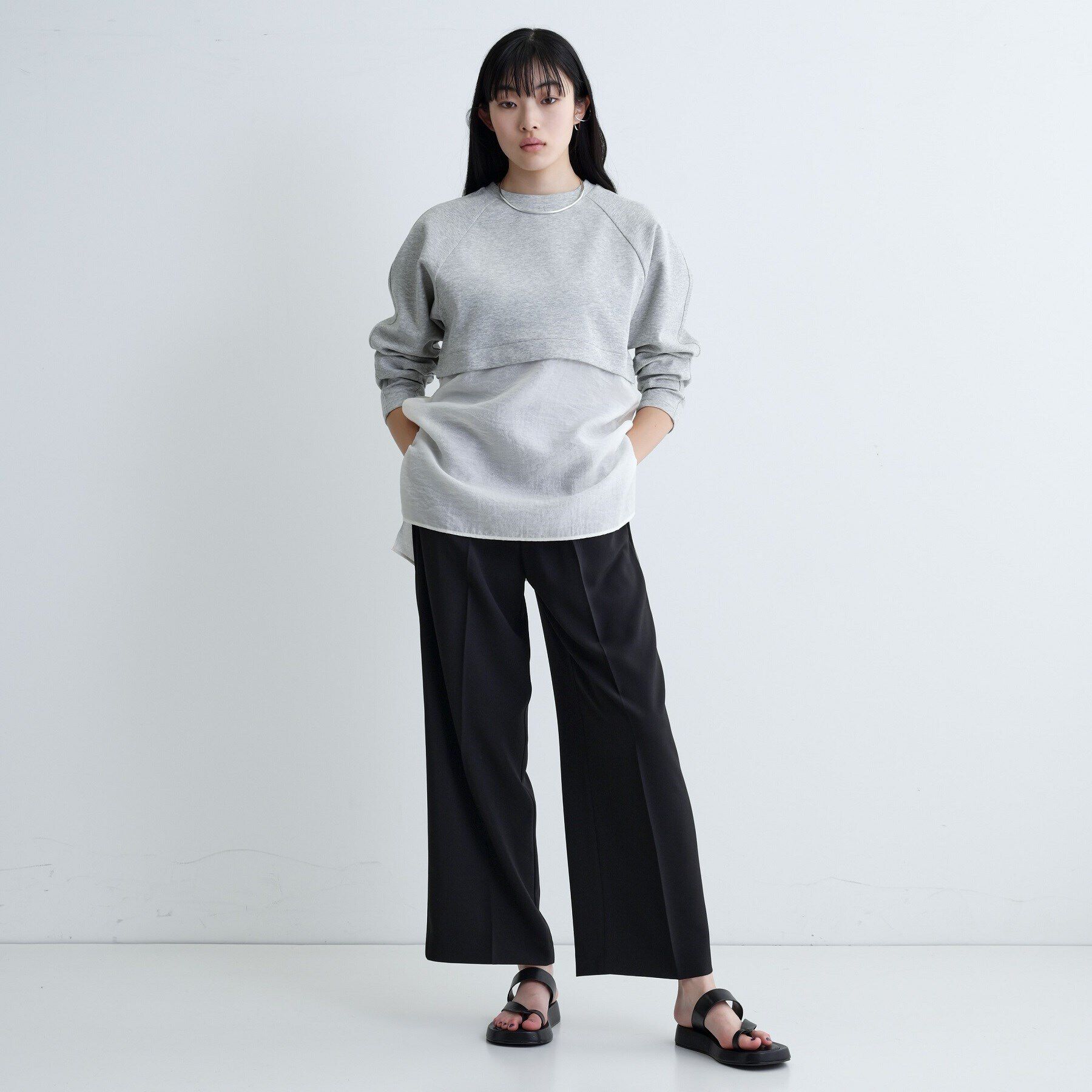 GALLEST「ボンディングチュールトップス」|Tシャツ・カットソー|