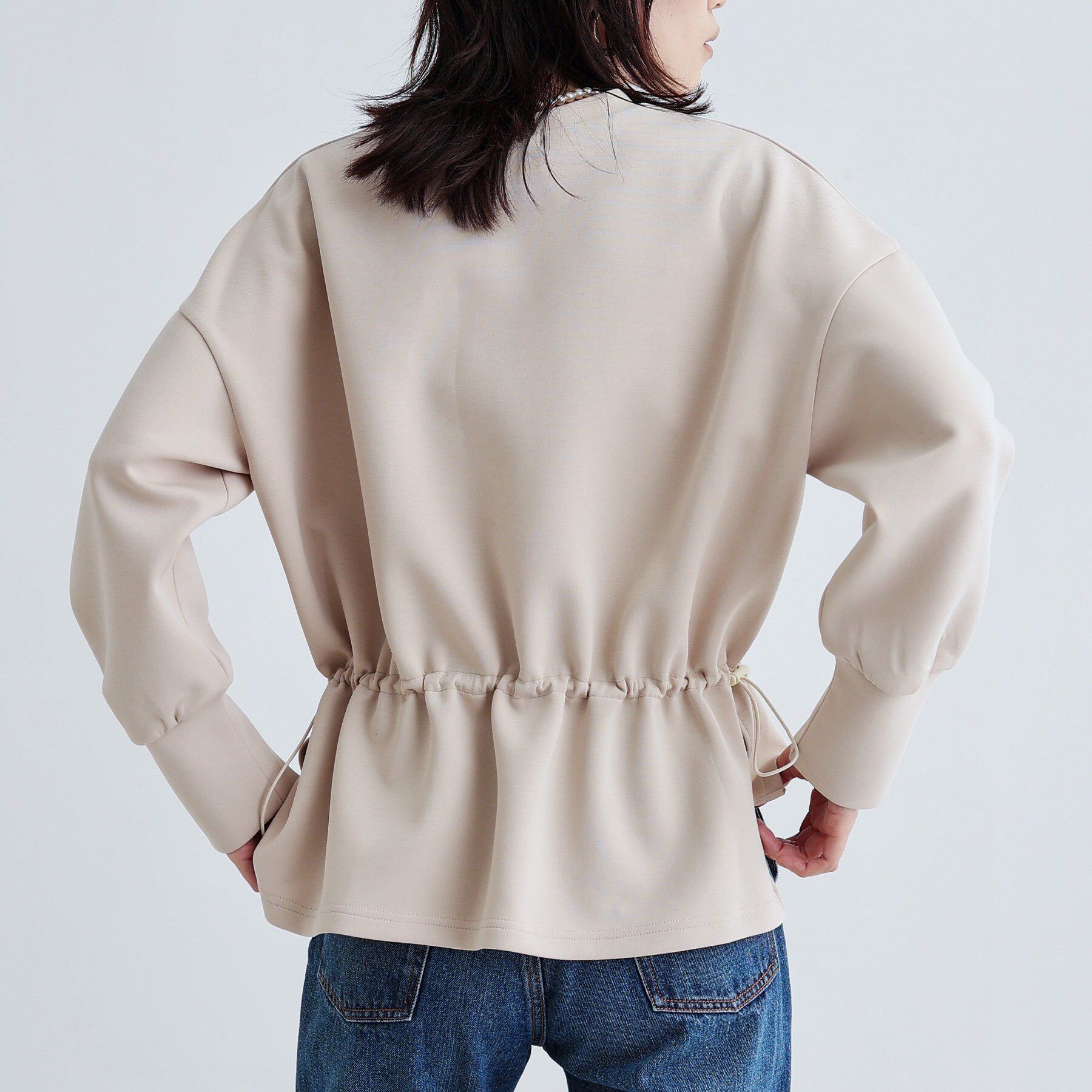 GALLEST「スピンドルボンディングトップス」|Tシャツ・カットソー|ライトベージュ(05