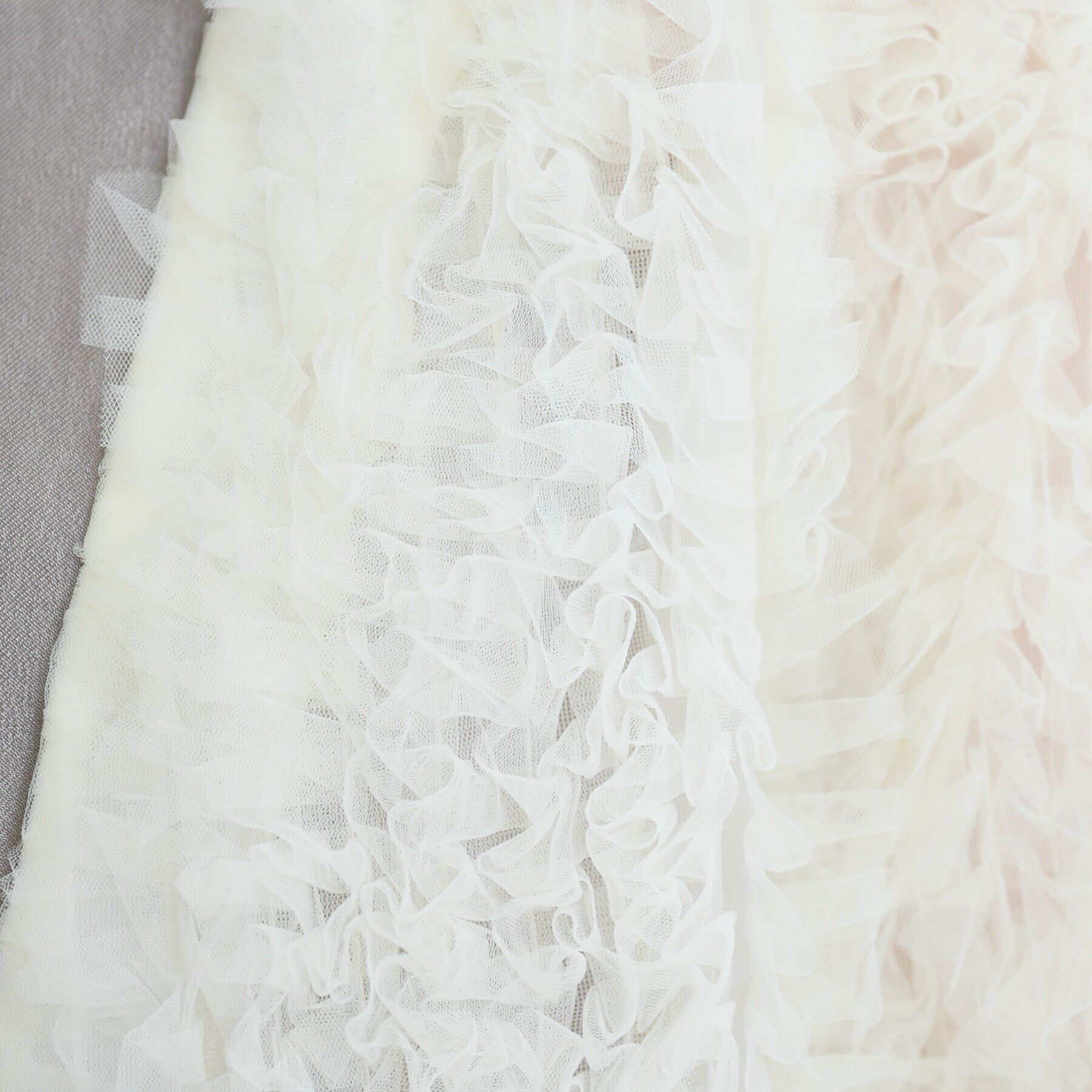 GALLEST「ボリュームチュールカーディガン」|カーディガン|