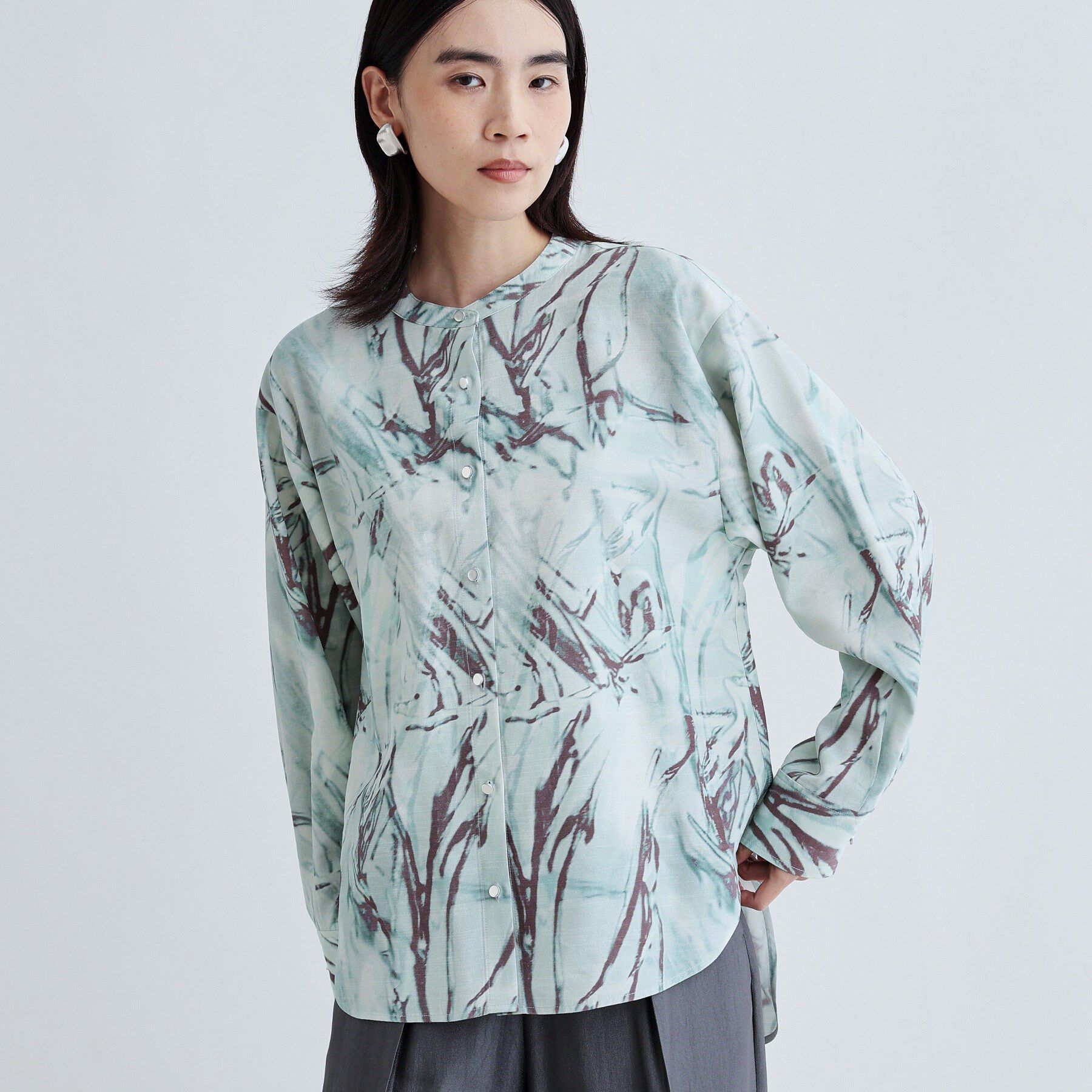 GALLEST「ウォータープリントシャツ」|シャツ・ブラウス|