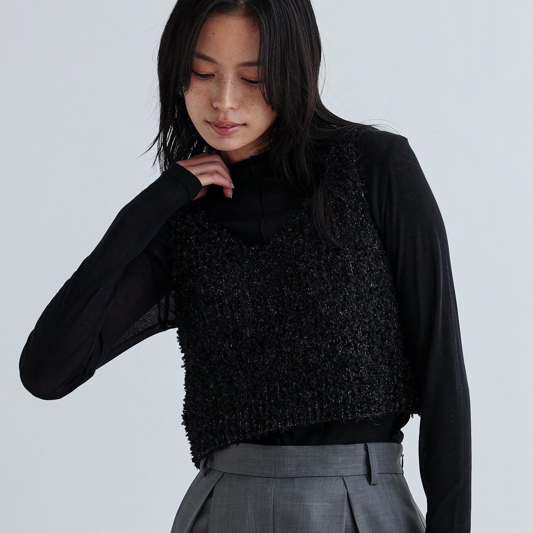 GALLEST「フェザーヤーンベスト」|ベスト・ジレ|