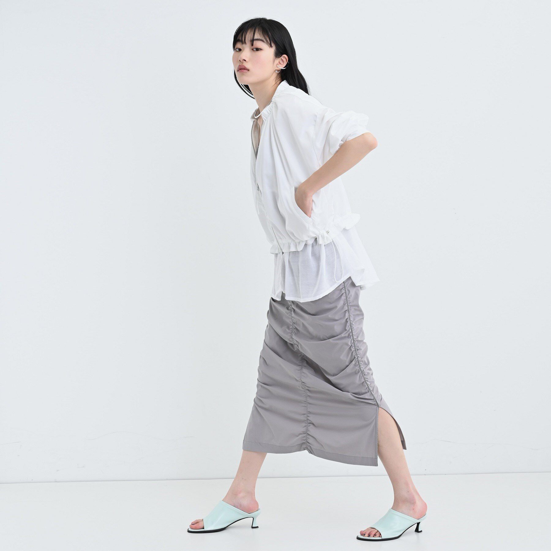 GALLEST「ドロストライトブルゾン」|ブルゾン・スタジャン|