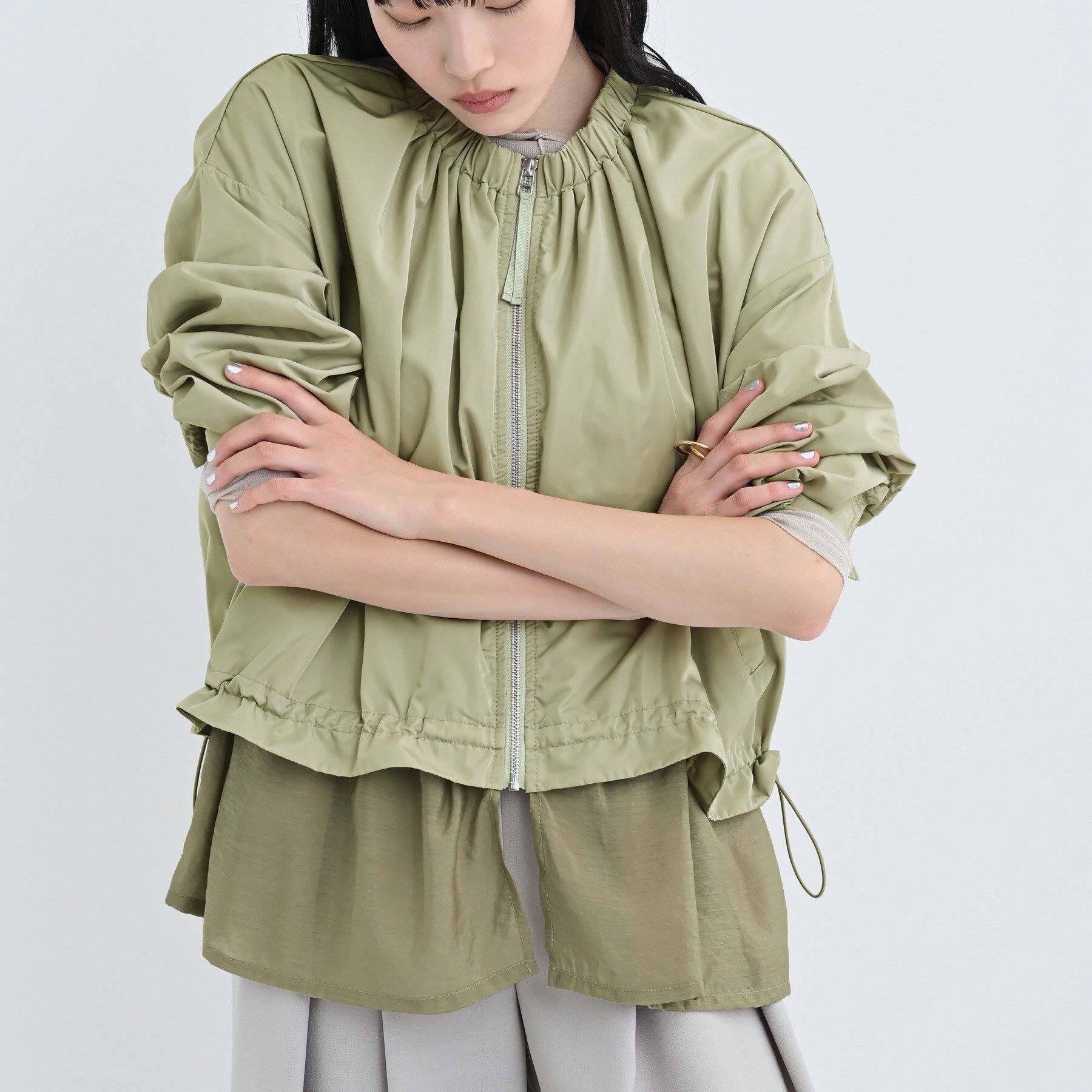 GALLEST「ドロストライトブルゾン」|ブルゾン・スタジャン|