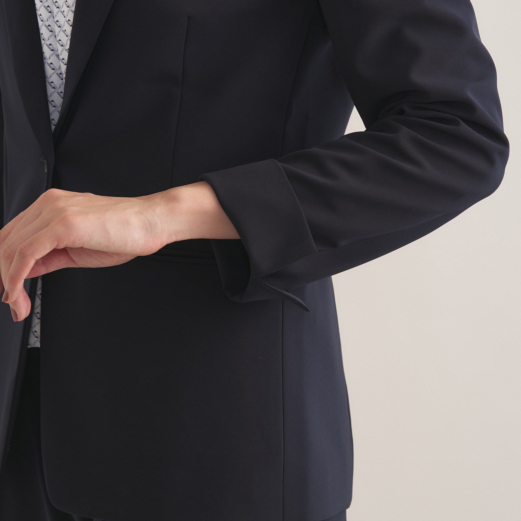 INDIVI「【通勤スーツ／洗える】ストレッチテーラードカラージャケット」|スーツ|