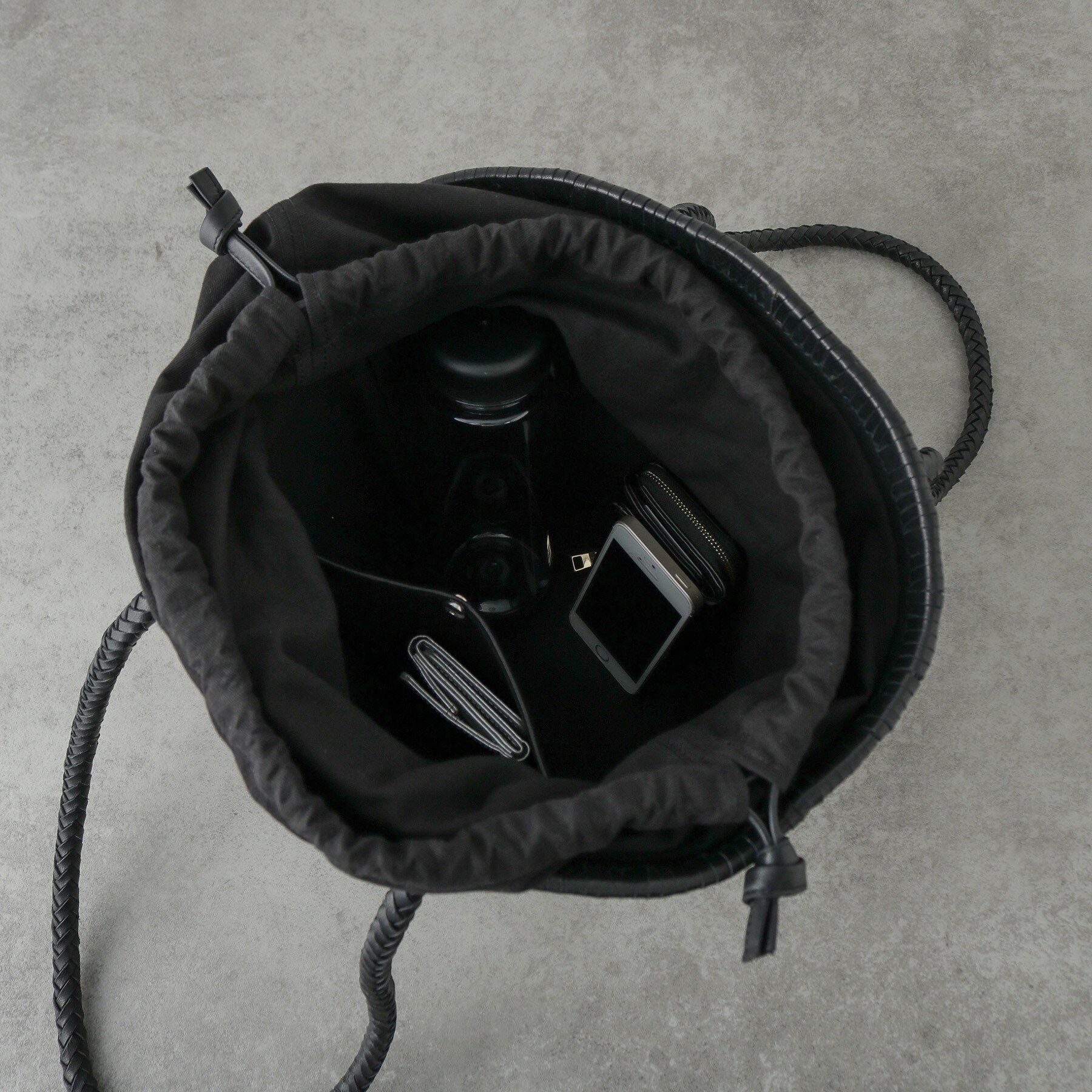 GALLEST「レザー編み込みバッグ」|トートバッグ|