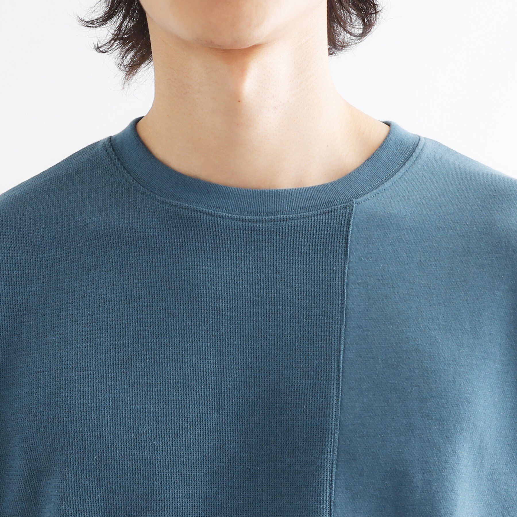 tk.TAKEO KIKUCHI「ブラインドステッチ切替カットソー」|Tシャツ・カットソー|