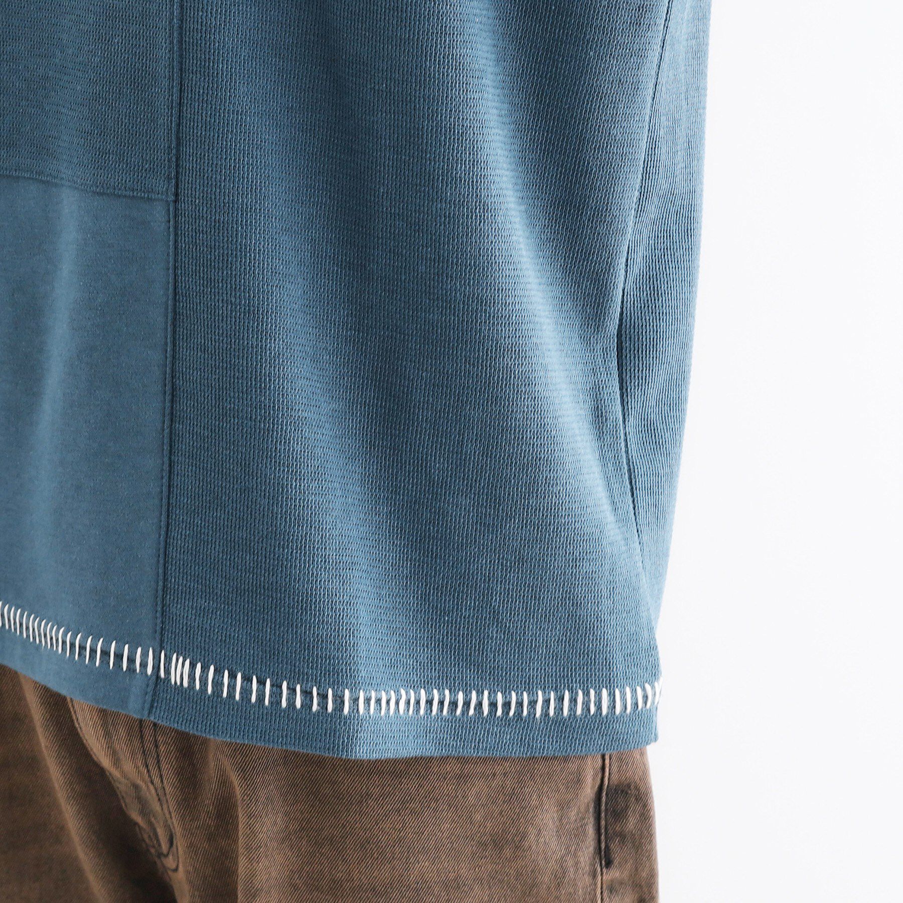 tk.TAKEO KIKUCHI「ブラインドステッチ切替カットソー」|Tシャツ・カットソー|