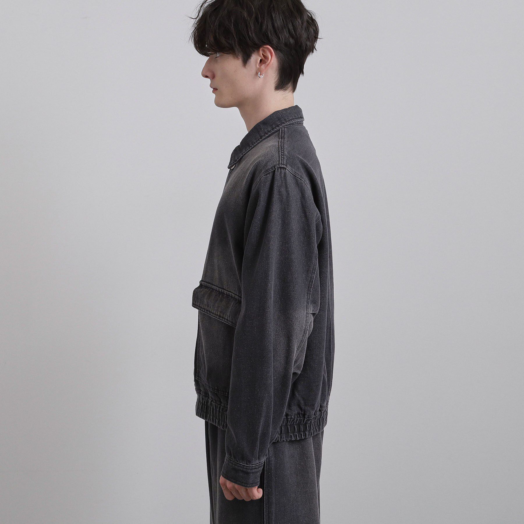 tk.TAKEO KIKUCHI「【上下2点セット】デニムブルゾン＋ワイドデニムパンツ」|スーツ|