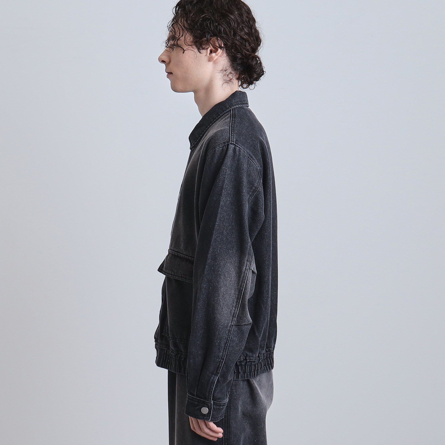 tk.TAKEO KIKUCHI「【上下2点セット】デニムブルゾン＋ワイドデニムパンツ」|スーツ|