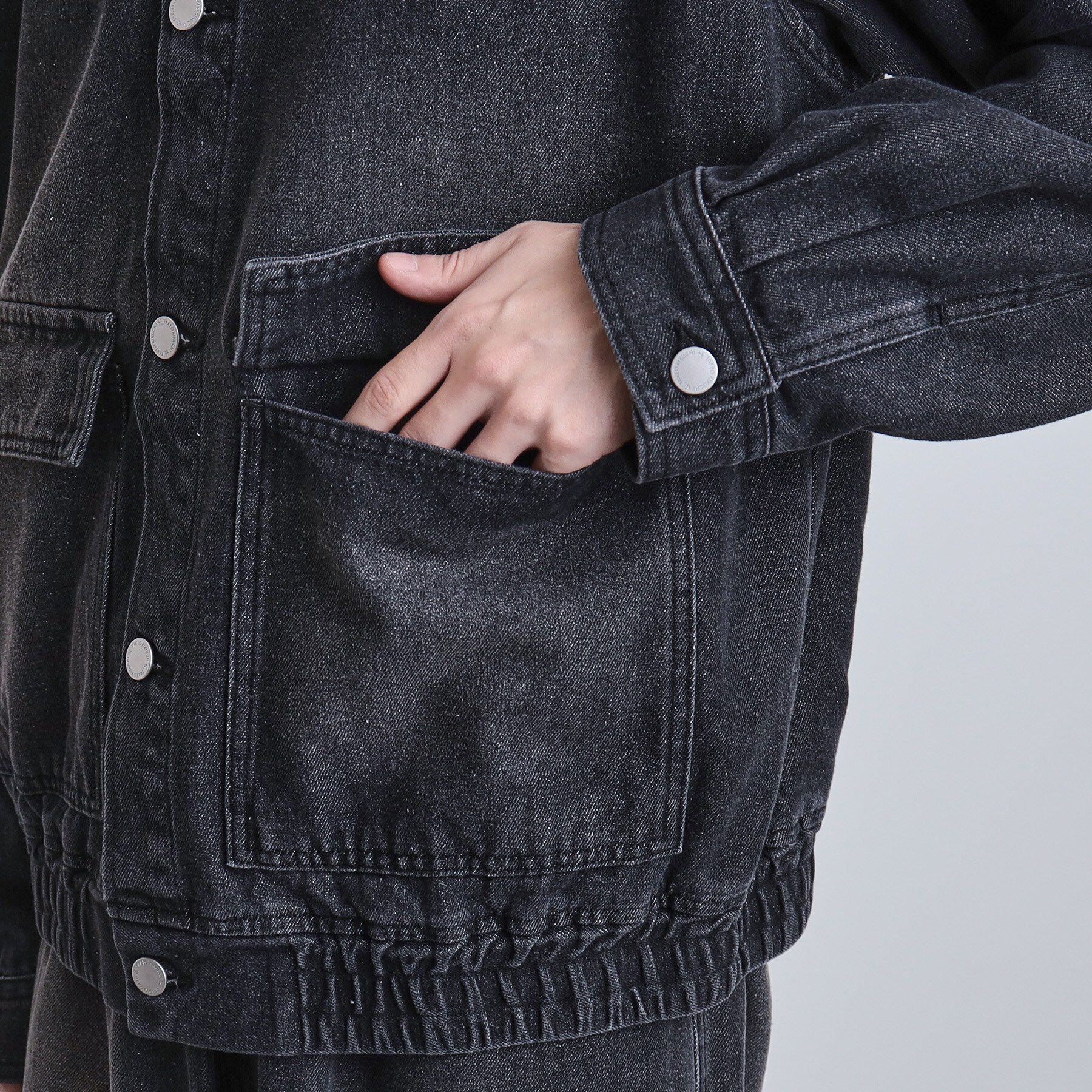 tk.TAKEO KIKUCHI「【上下2点セット】デニムブルゾン＋ワイドデニムパンツ」|スーツ|