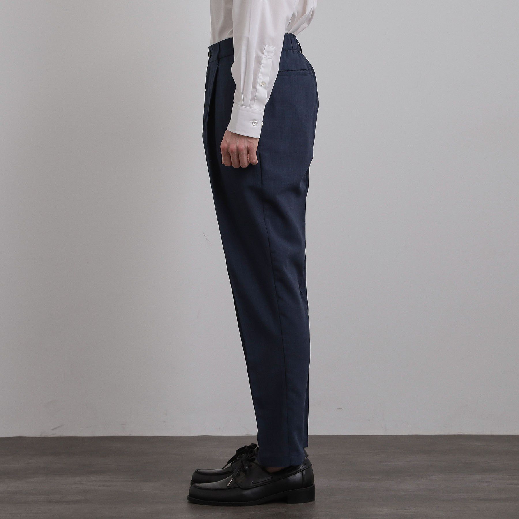 tk.TAKEO KIKUCHI「【2点セットジャケット＋パンツ】エアリードライノーカラージャケット＆スラックス」|スーツ|