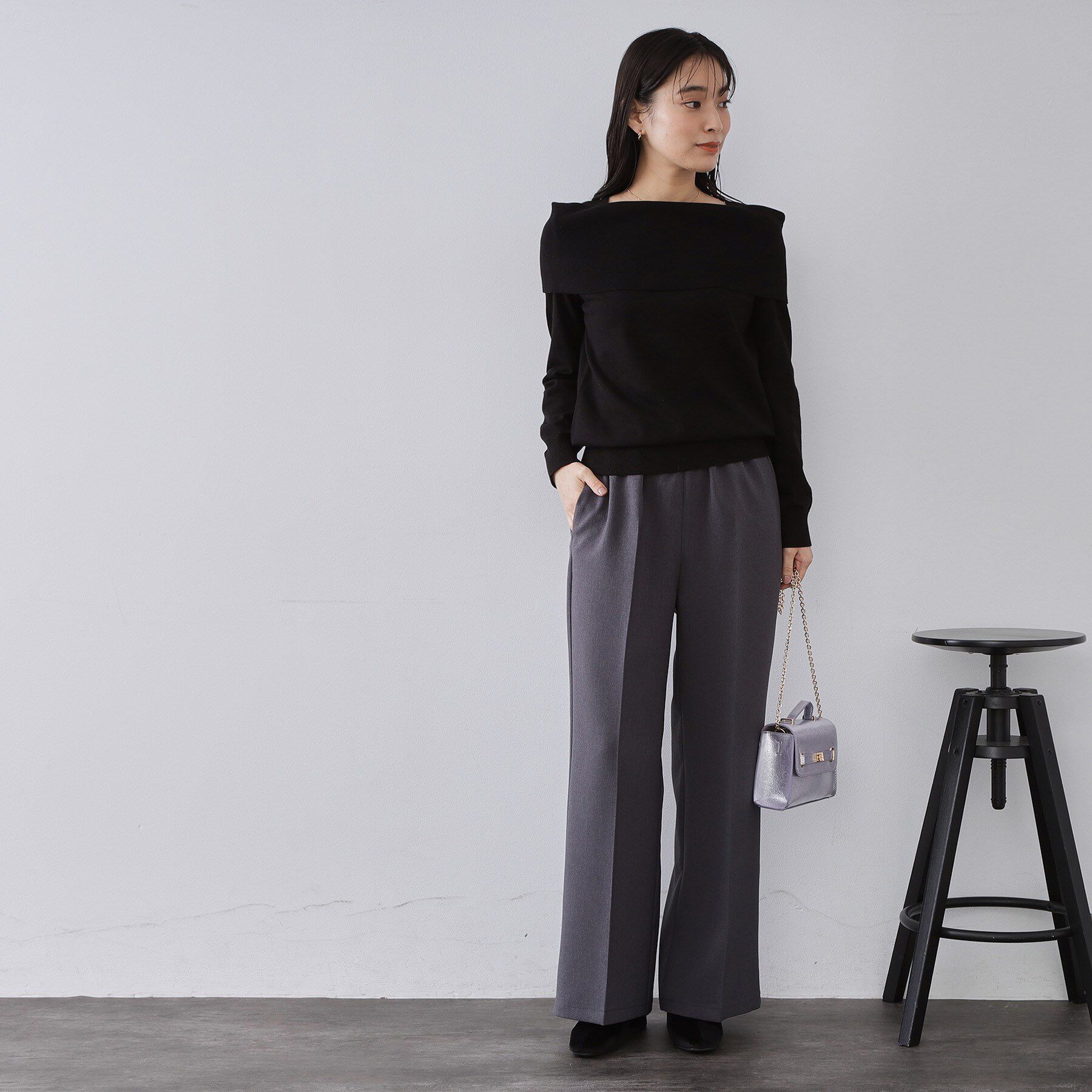 OPAQUE.CLIP「イージーフレアパンツ【洗濯機OK】」|その他|