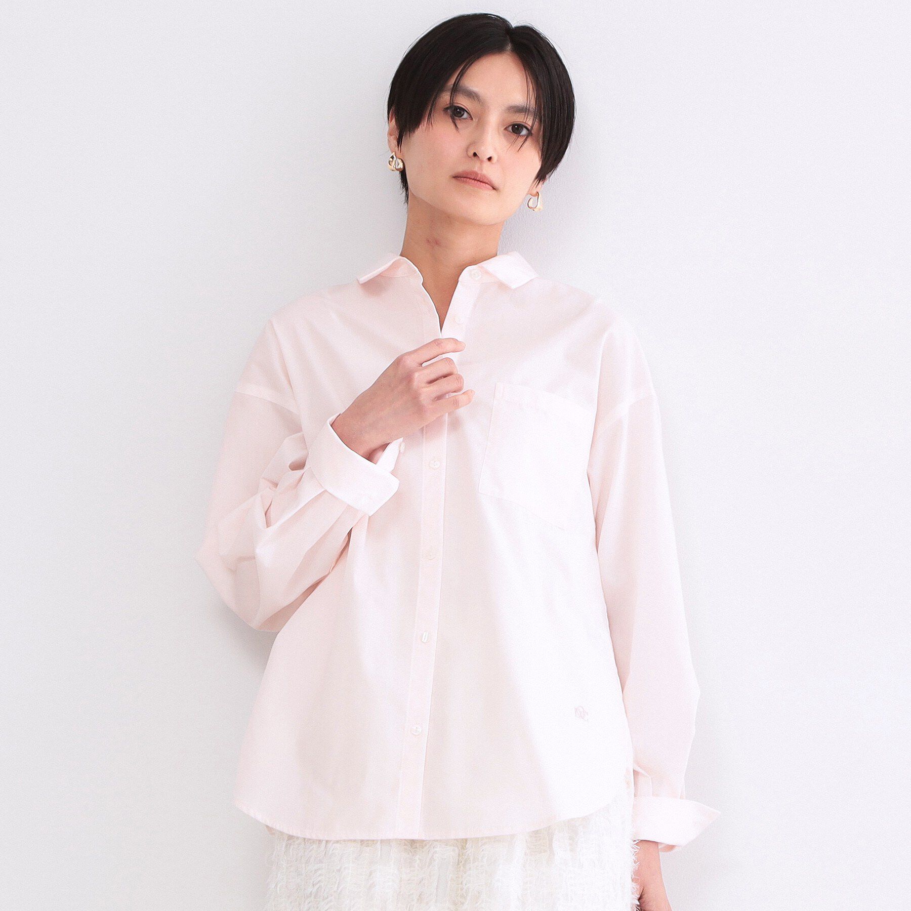 OPAQUE.CLIP「レギュラーカラーシャツ/ストライプアソート【洗濯機OK】」|シャツ・ブラウス|