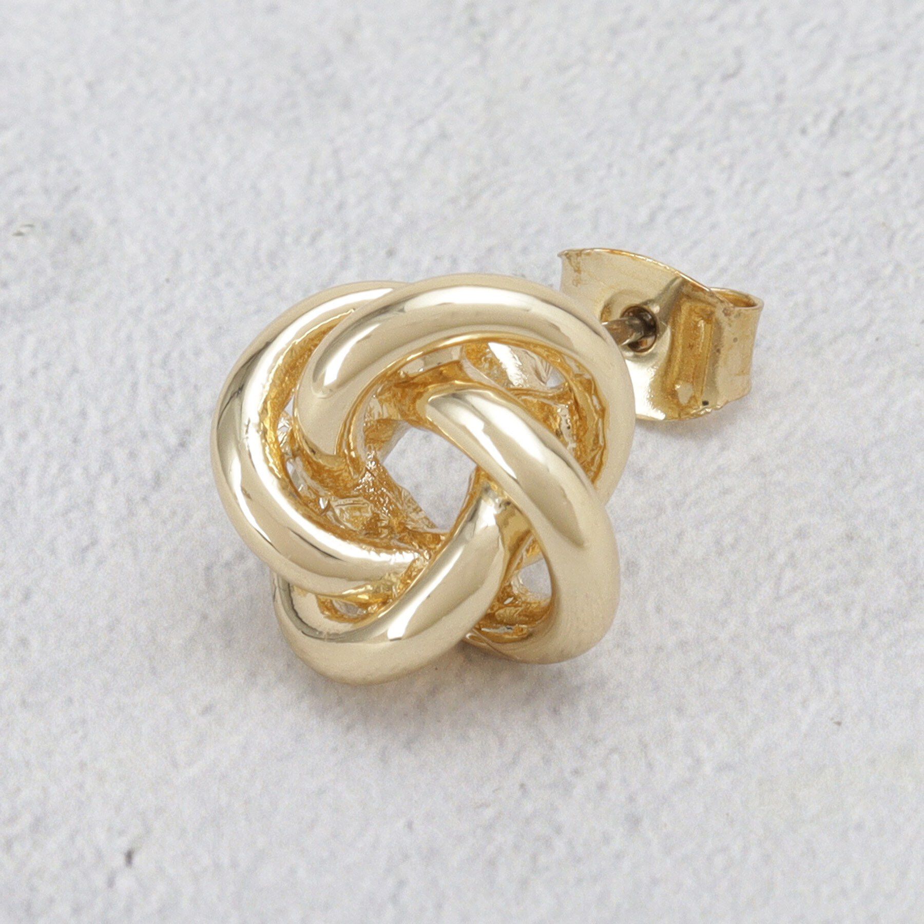 OPAQUE.CLIP「オーバルクロスデザインメタルピアス」|ピアス|