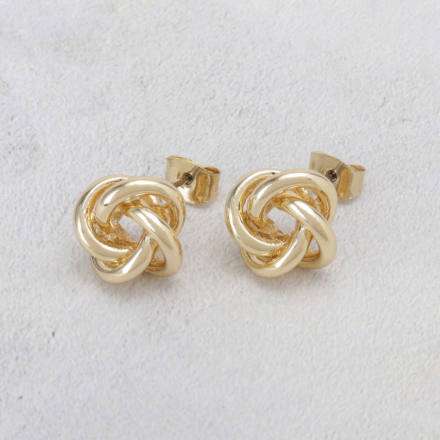 OPAQUE.CLIP「オーバルクロスデザインメタルピアス」|ピアス|ゴールド(007)