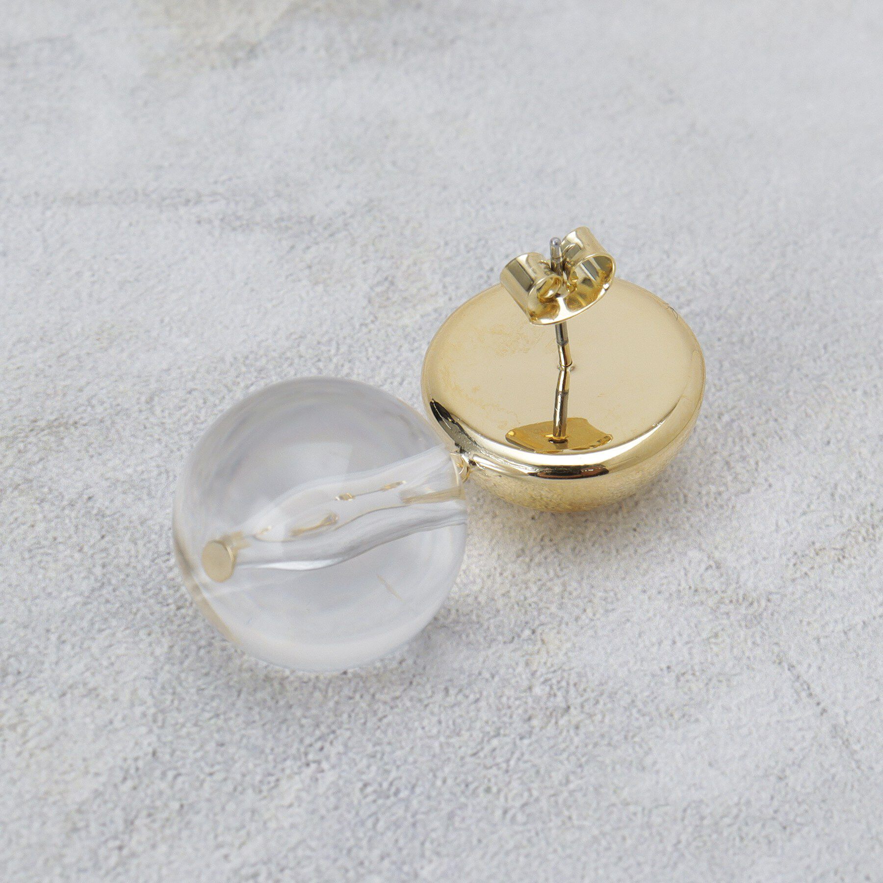 OPAQUE.CLIP「メタル&times;クリア ピアス」|ピアス|