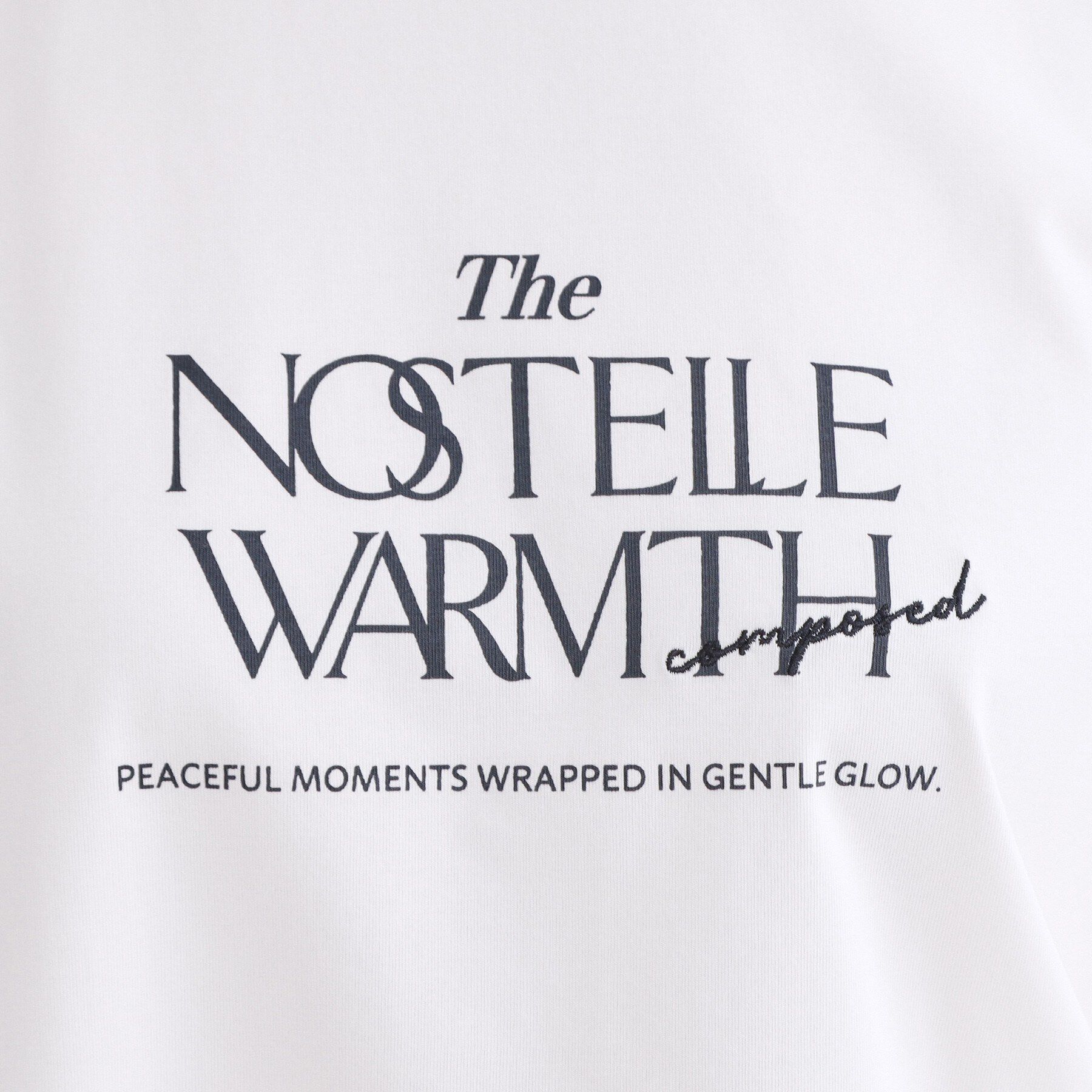 OPAQUE.CLIP「ロゴプリント＆刺繍Tシャツ【洗濯機OK】」|Tシャツ・カットソー|