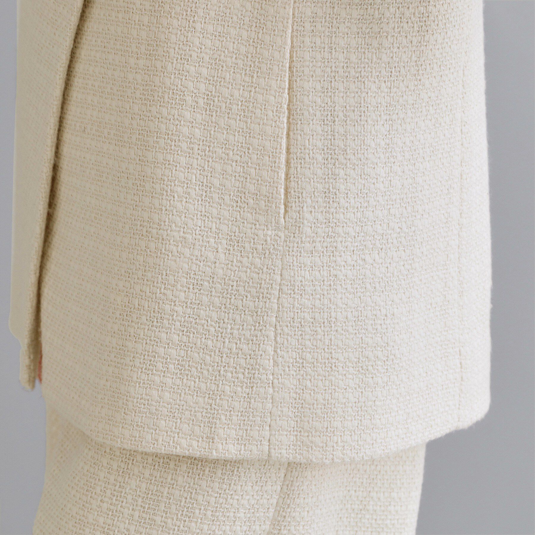 OPAQUE.CLIP「【es】ファンシーツイードノーカラージレ/セットアップ対応【洗える】」|ベスト・ジレ|