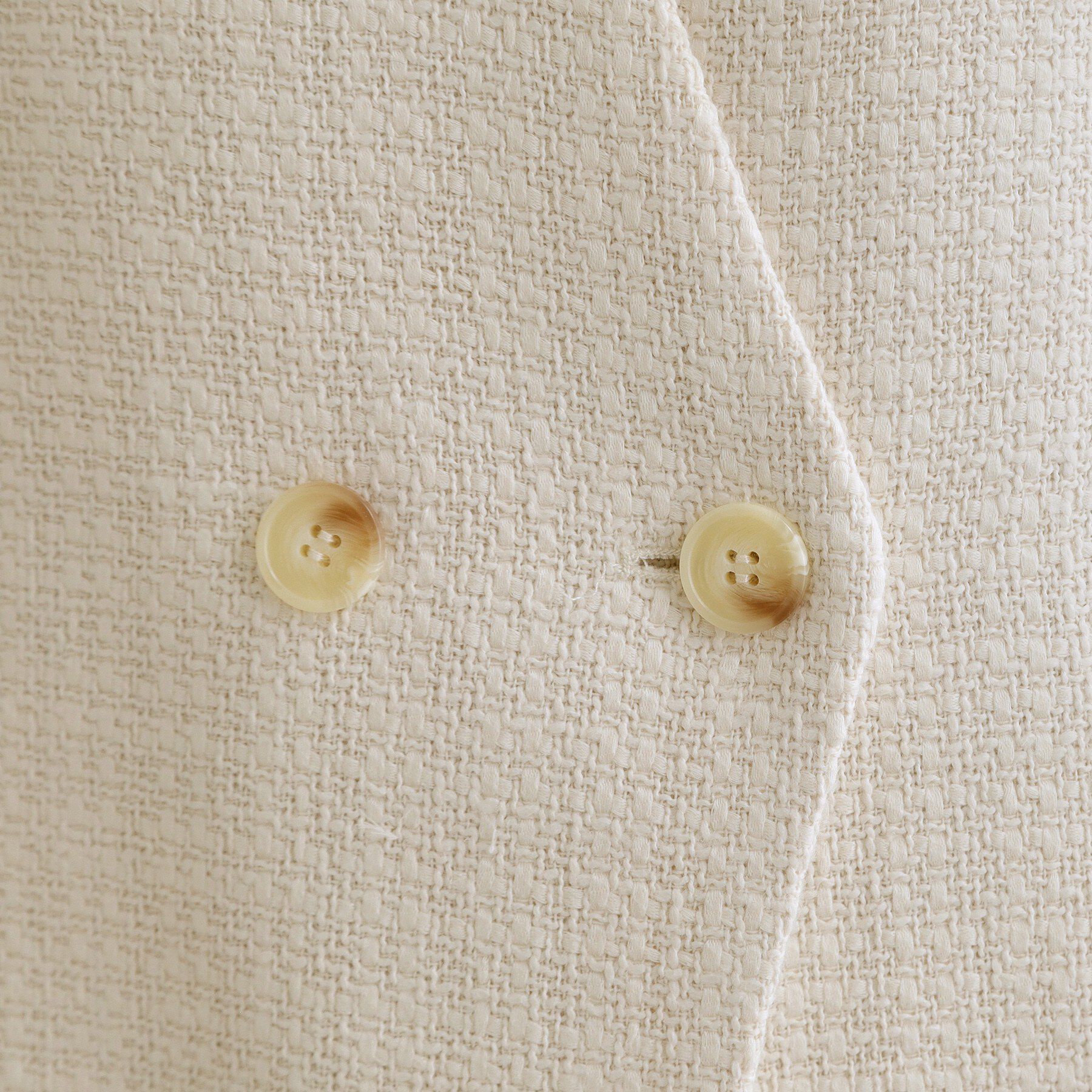 OPAQUE.CLIP「【es】ファンシーツイードノーカラージレ/セットアップ対応【洗える】」|ベスト・ジレ|