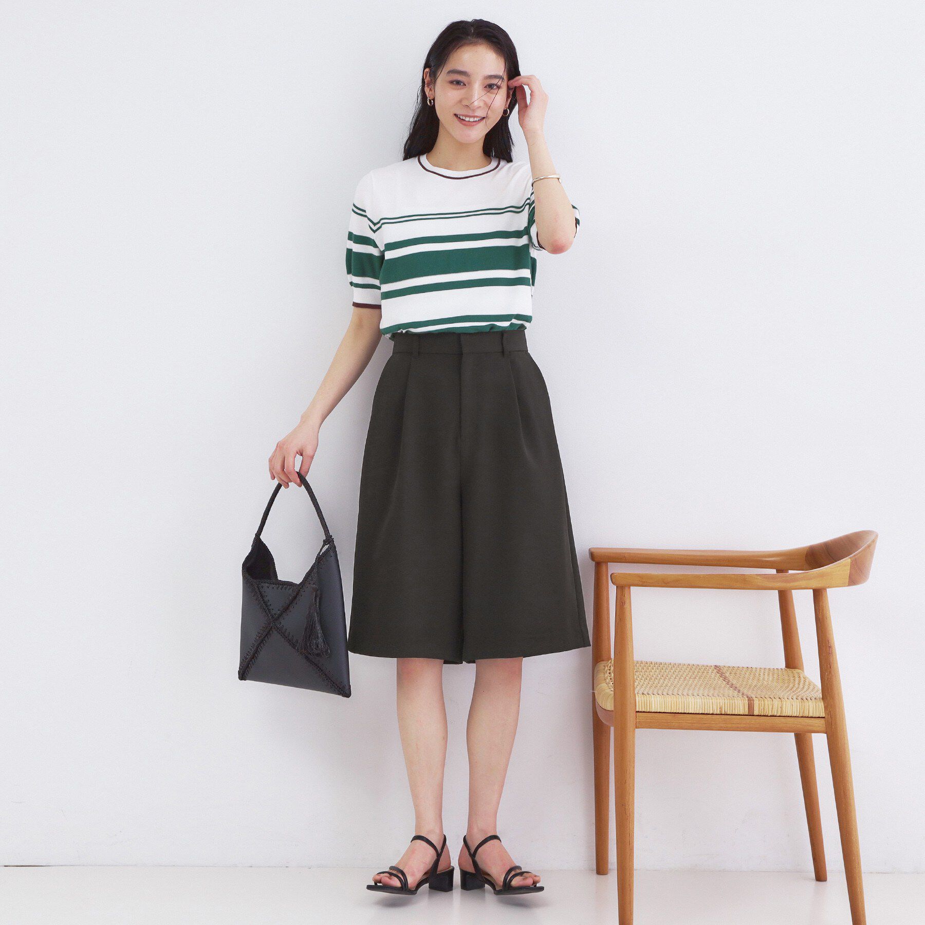 OPAQUE.CLIP「ストレッチハーフパンツ【洗濯機OK】」|その他|