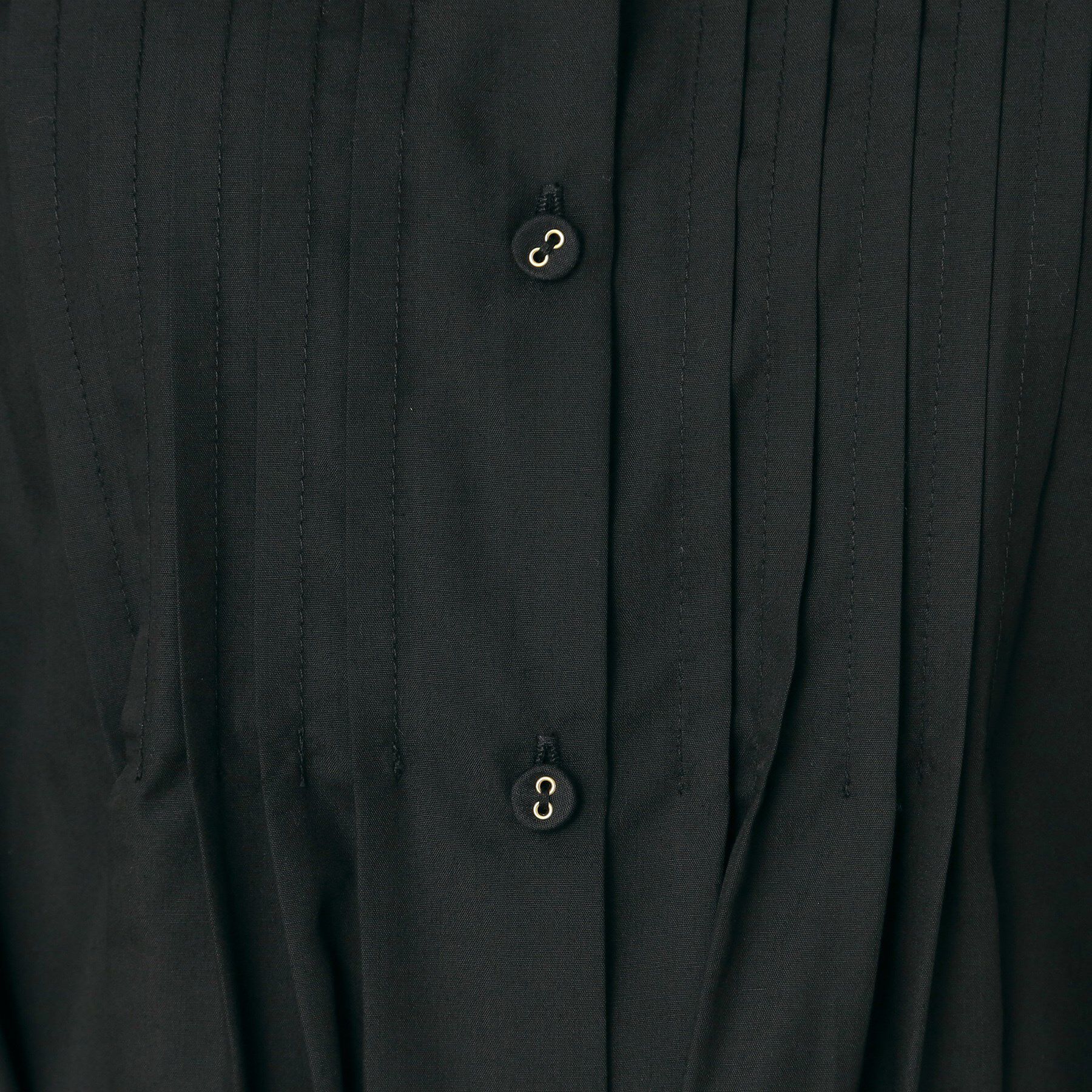 Couture broach「【Aライン・細見え】フロントタックシャツワンピース」|ワンピース|