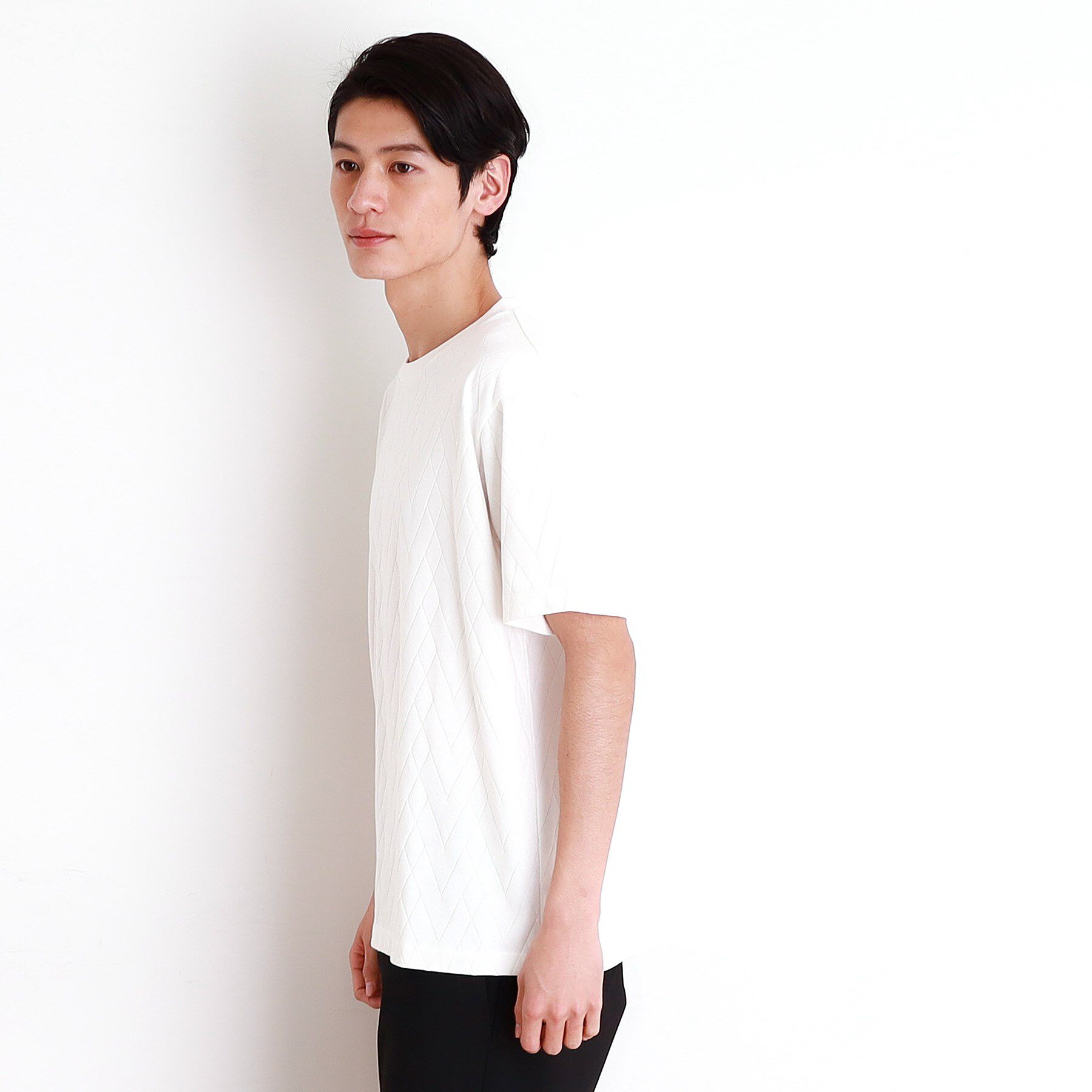 THE SHOP TK「ジオメトリックリンクス半袖Ｔシャツ」|Tシャツ・カットソー|