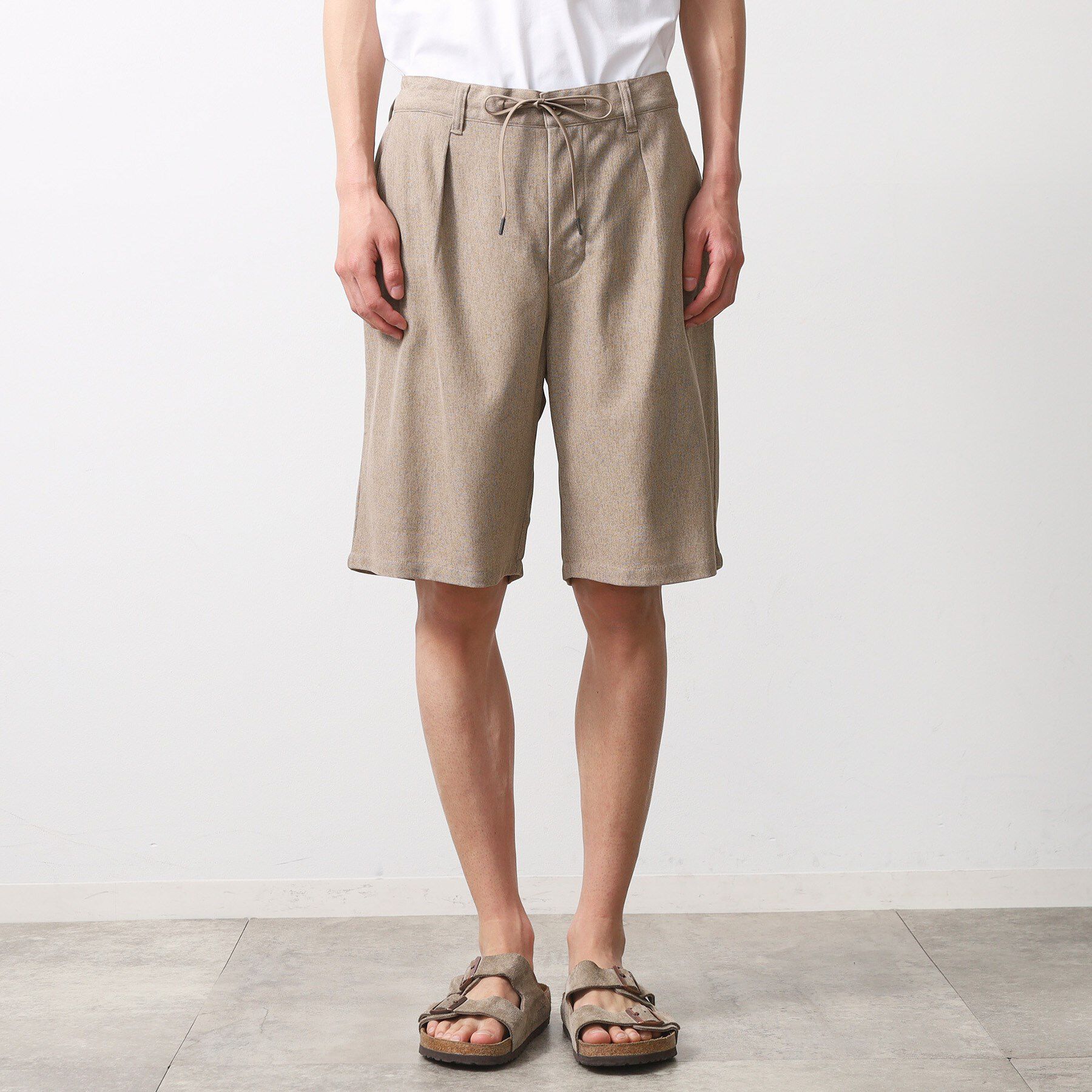 THE SHOP TK「シャリルジャージショートパンツ 洗濯機OK/吸水速乾/イージーケア/セットアップ可」|その他|