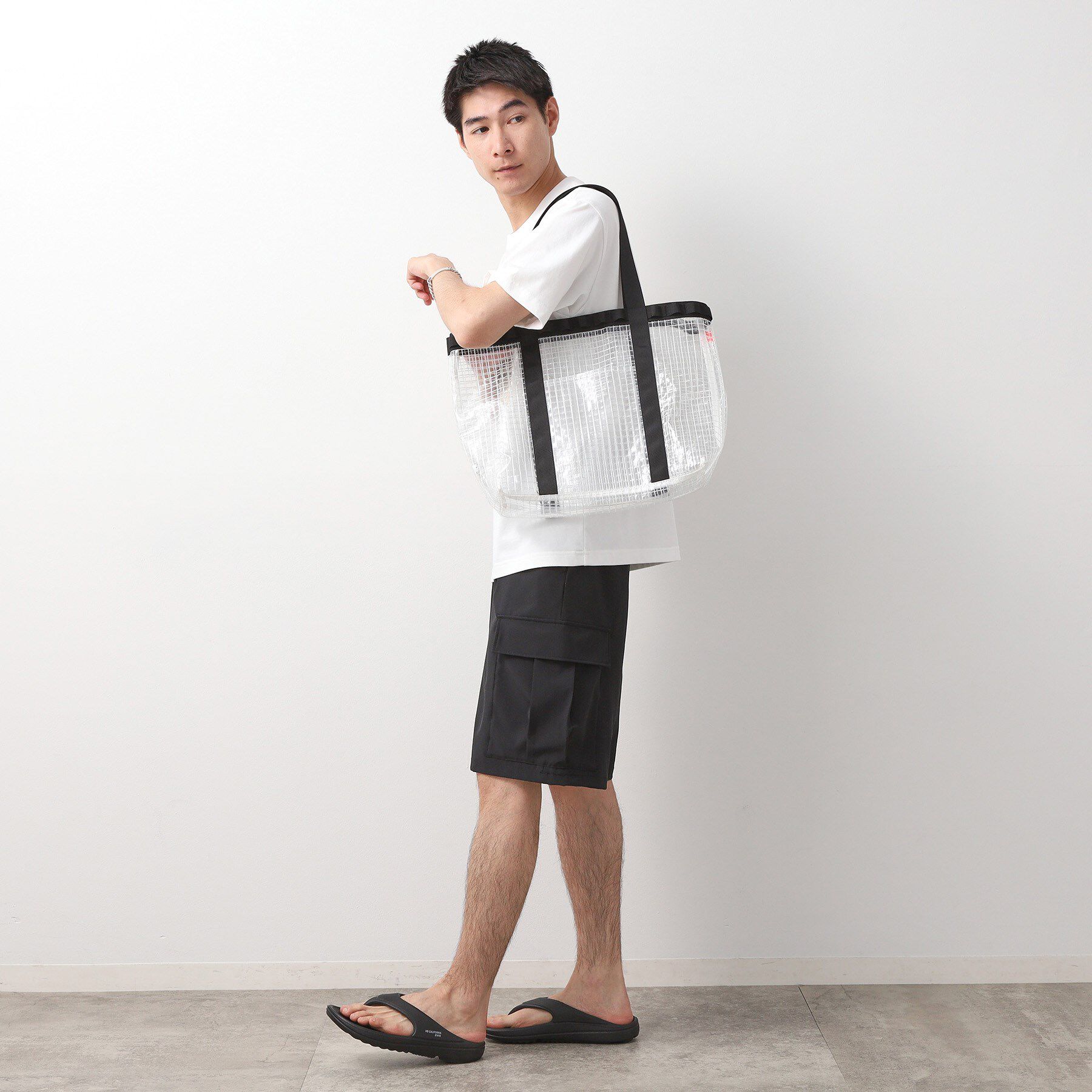 THE SHOP TK「PVCクリアトートバッグ 【ユニセックス／軽量】」|トートバッグ|