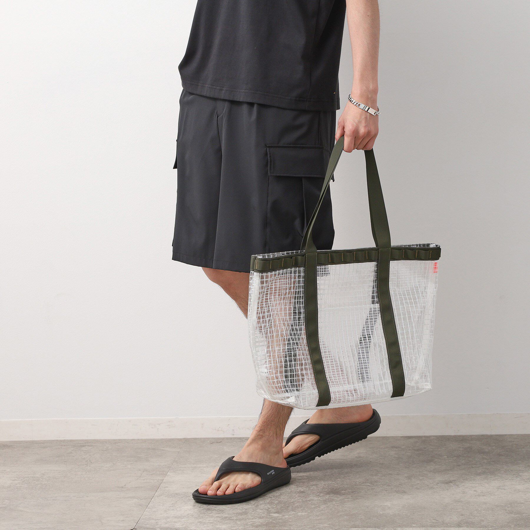 THE SHOP TK「PVCクリアトートバッグ 【ユニセックス／軽量】」|トートバッグ|