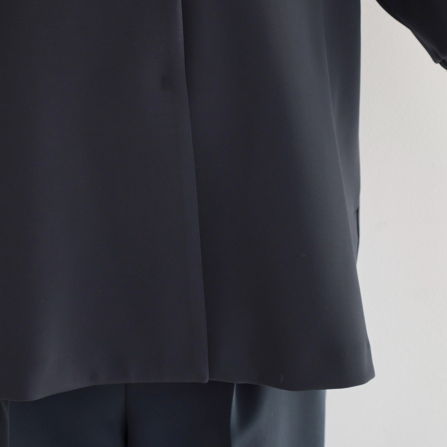 THE SHOP TK「【通勤・セレモニー】ノーカラーダンボールジャケット」|ノーカラージャケット|