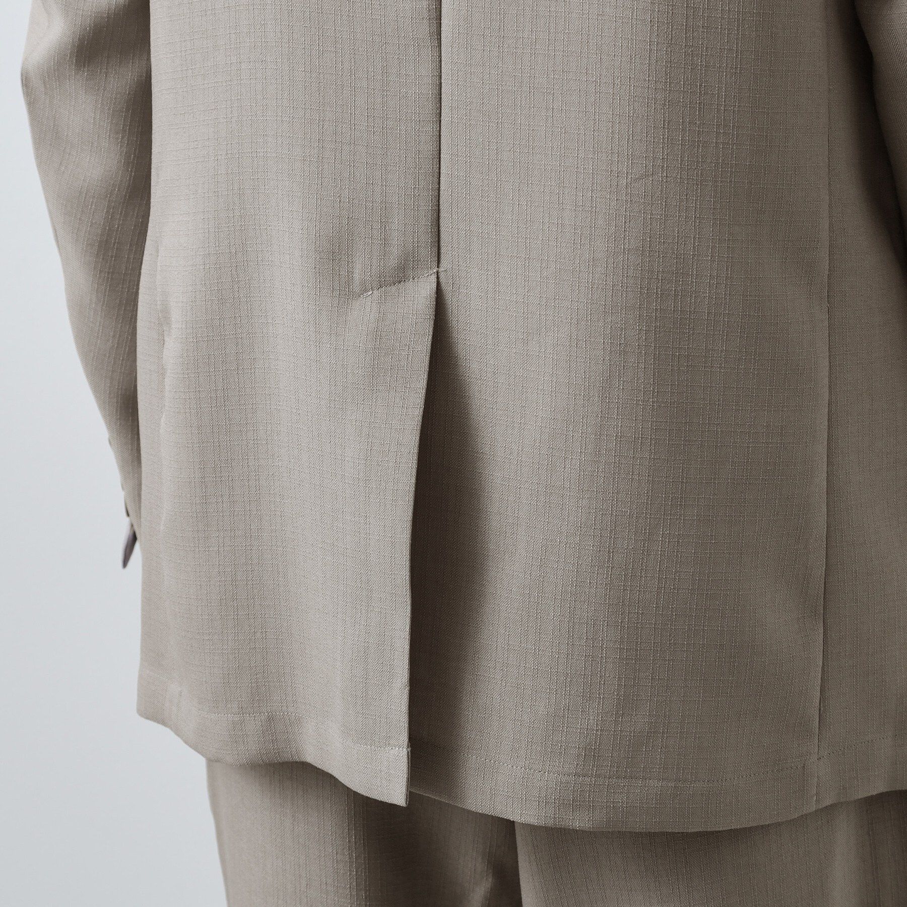 THE SHOP TK「【LINO FINE】リネンライク テーラードジャケット UVカット/イージーケア/吸水速乾/洗濯機」|テーラードジャケット|