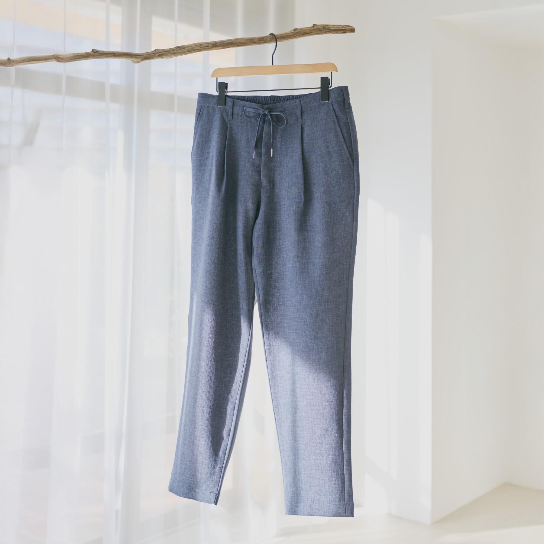 THE SHOP TK「【LINO FINE】リネンライク イージースラックス UVカット/イージーケア/吸水速乾/洗濯機O」|その他|