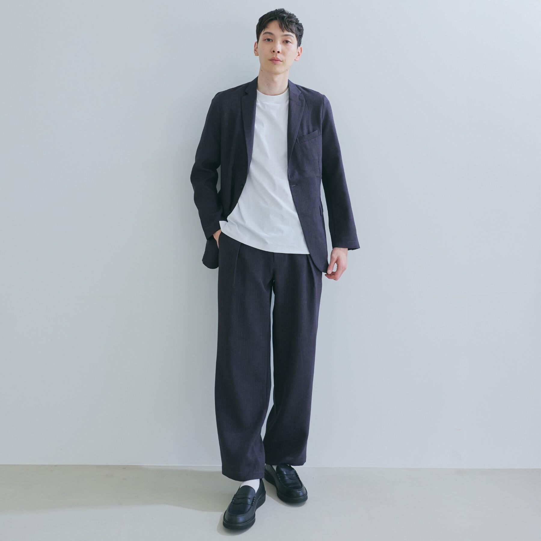 THE SHOP TK「【LINO FINE】リネンライク　ワイドイージーパンツ  UVカット/イージーケア/吸水速乾/洗濯」|その他|