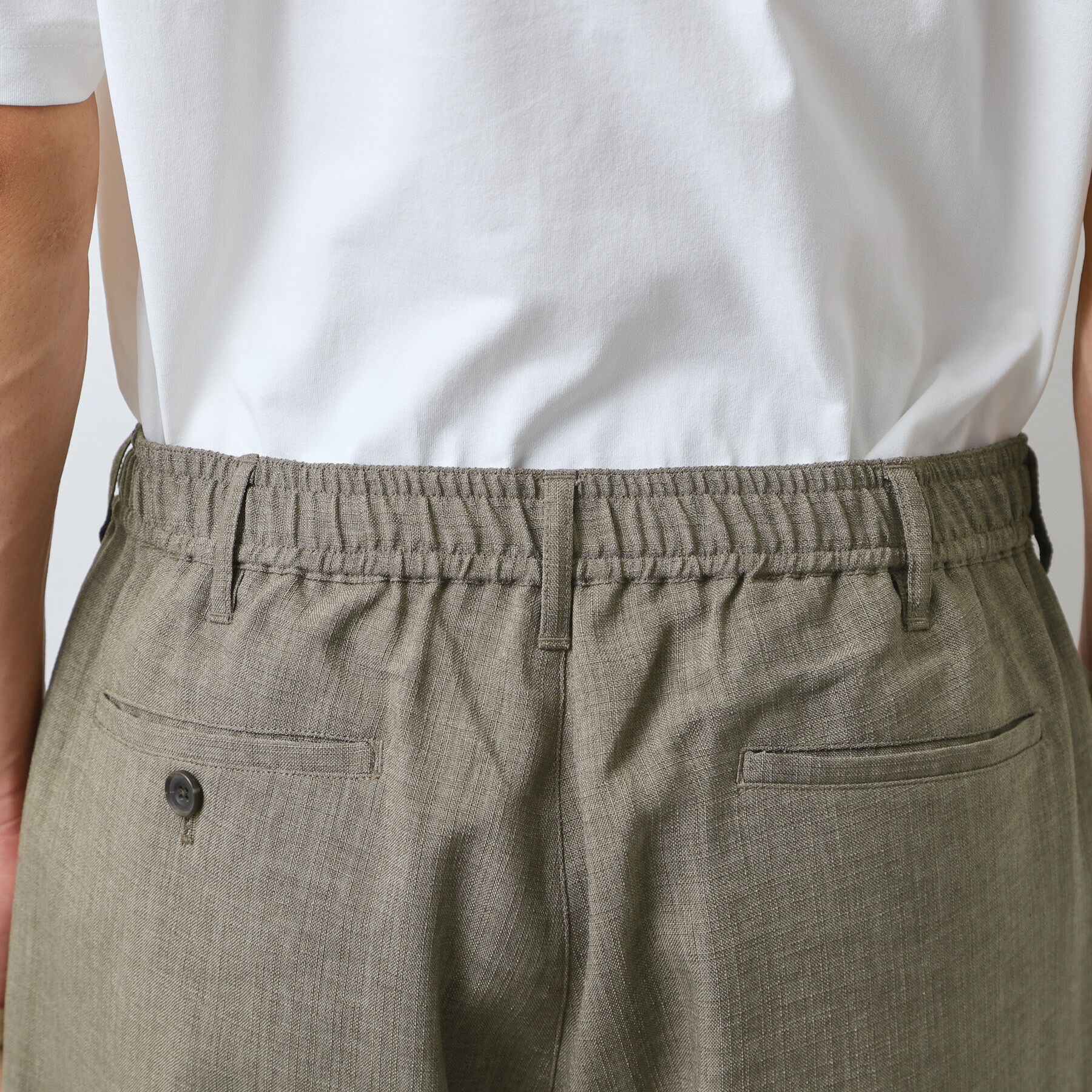 THE SHOP TK「【LINO FINE】リネンライク　ワイドイージーパンツ  UVカット/イージーケア/吸水速乾/洗濯」|その他|