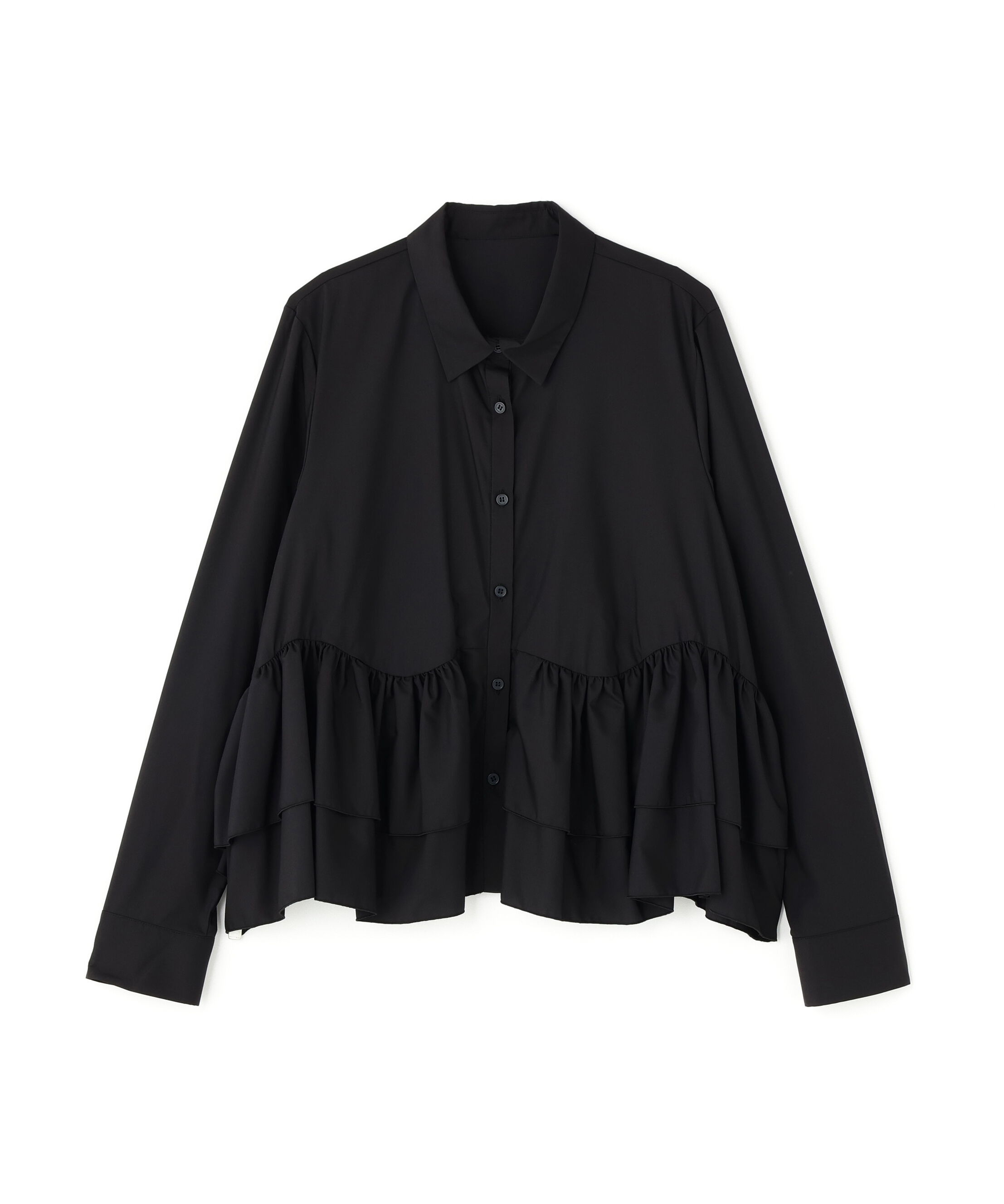  「ティアードフリルペプラムブラウス」|シャツ・ブラウス|