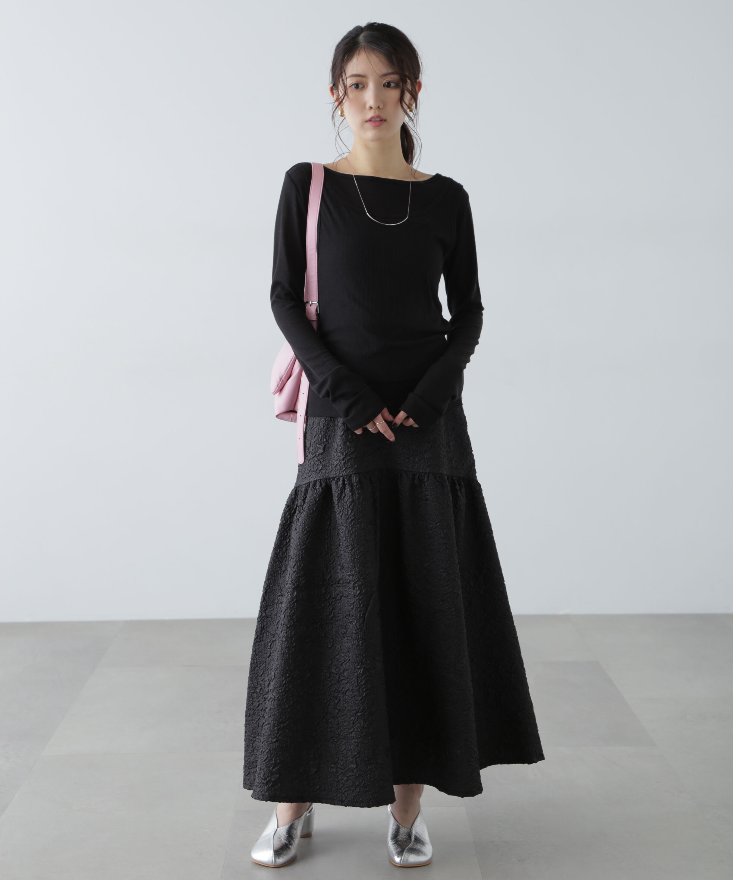  「シアーテレコレイヤードカットソー」|Tシャツ・カットソー|