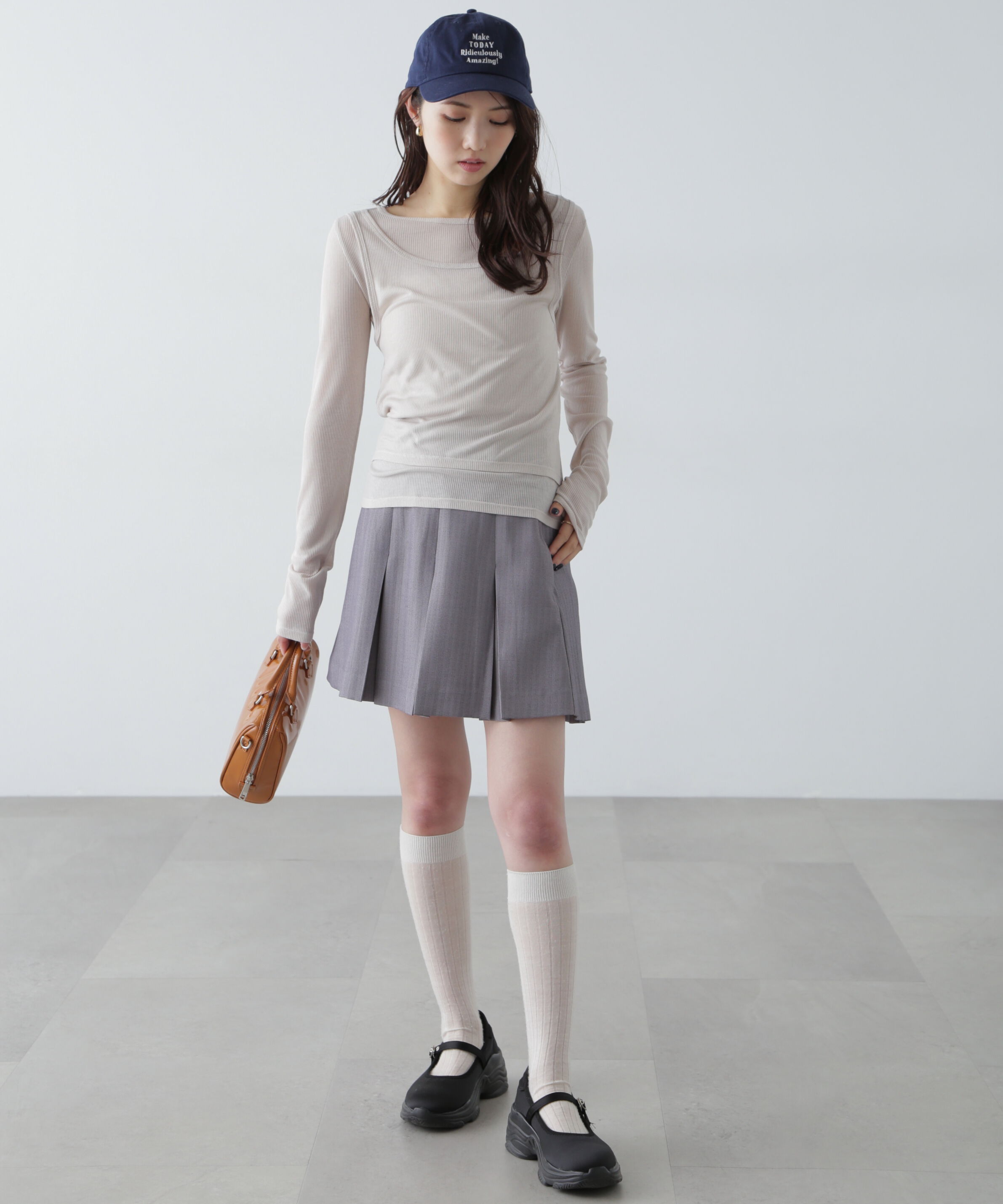  「シアーテレコレイヤードカットソー」|Tシャツ・カットソー|