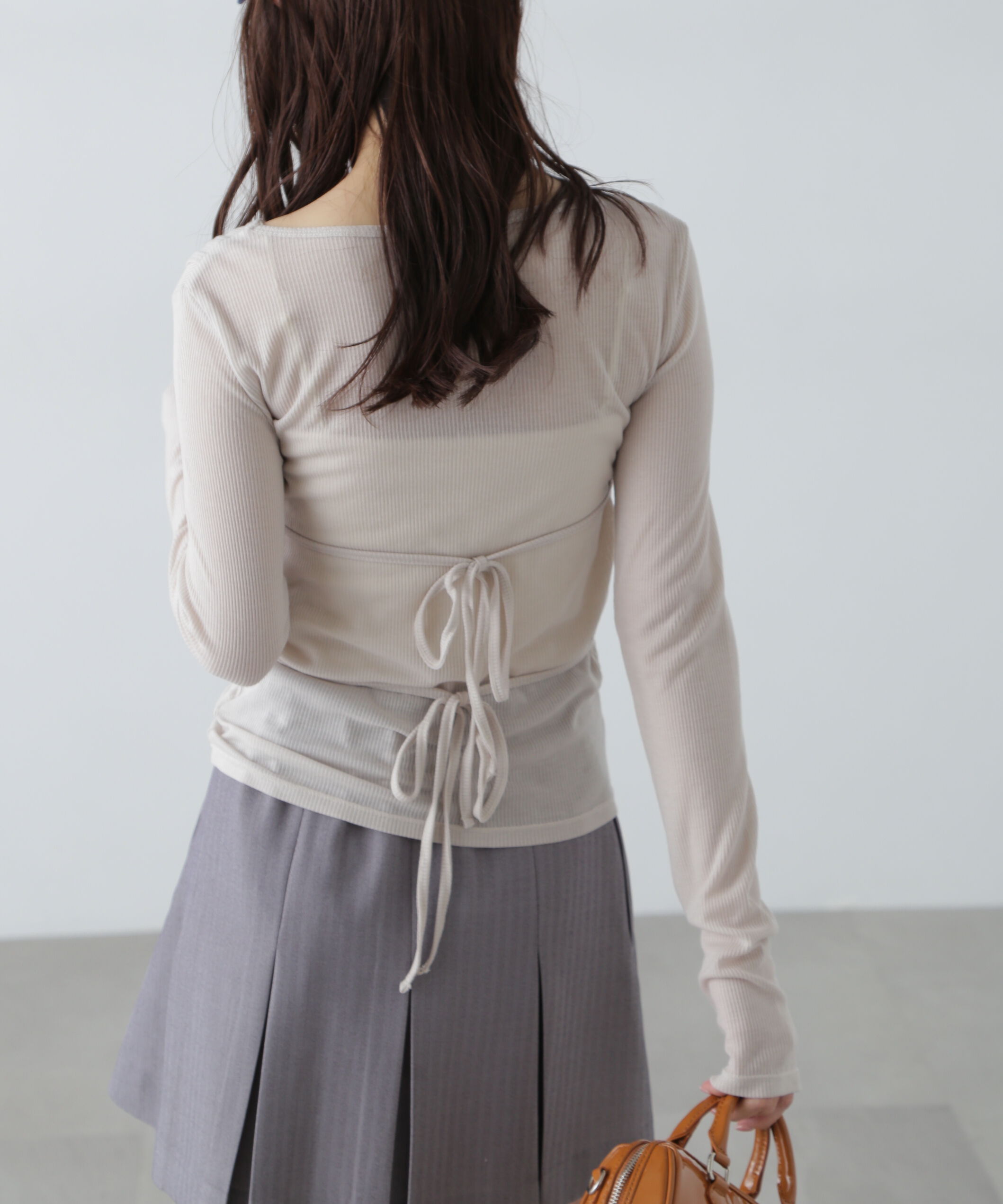  「シアーテレコレイヤードカットソー」|Tシャツ・カットソー|