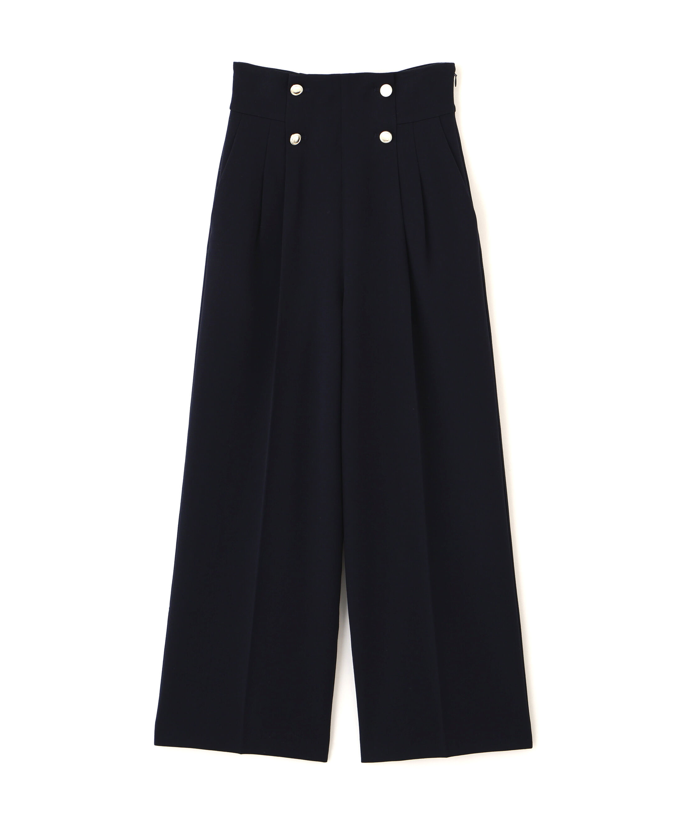  「メタル釦ストレートイージーパンツ」|その他|