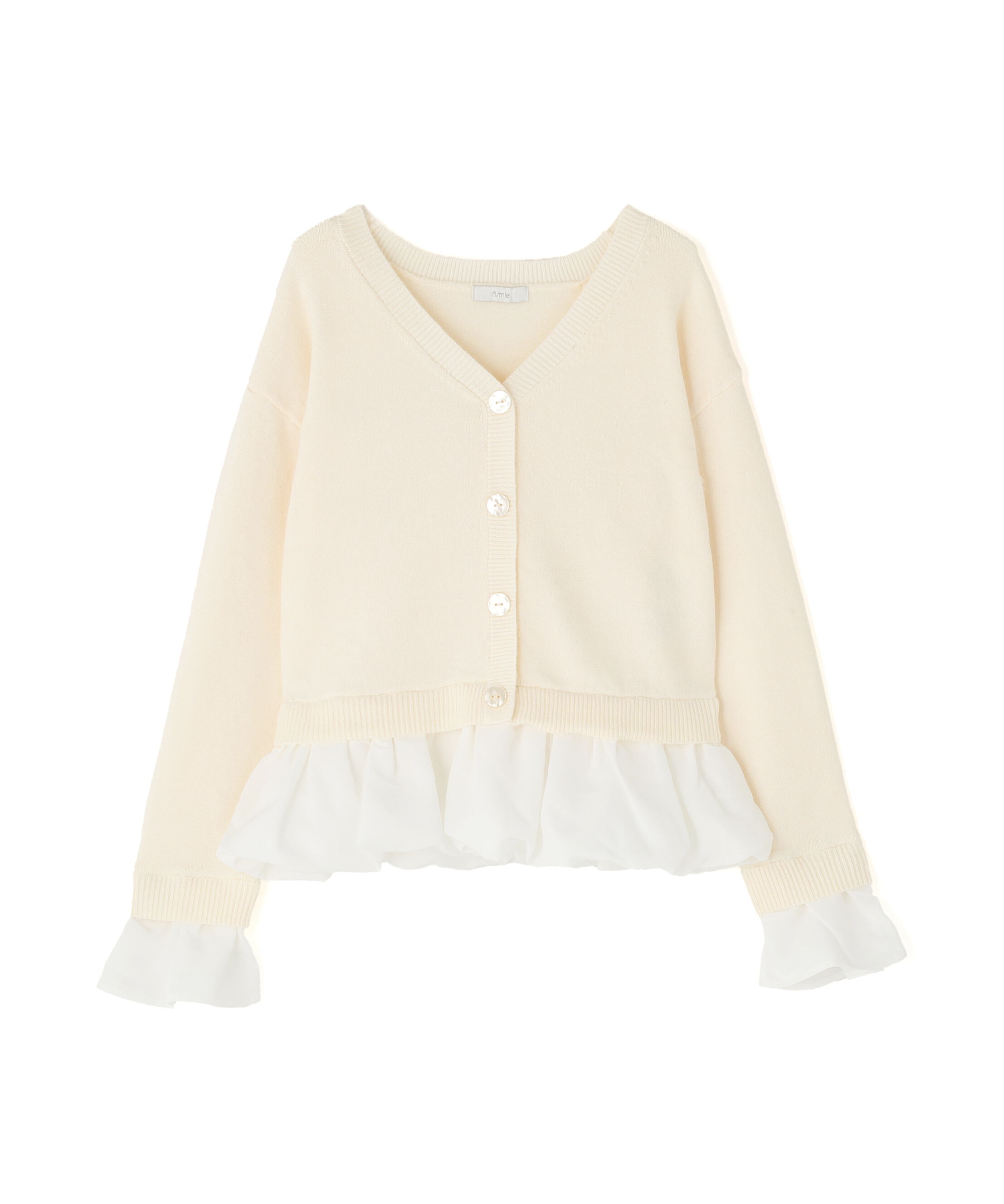 PROPORTION BODY DRESSING「＜ウォッシャブル＞バルーンペプラムニット 25AW」|ニット・セーター|