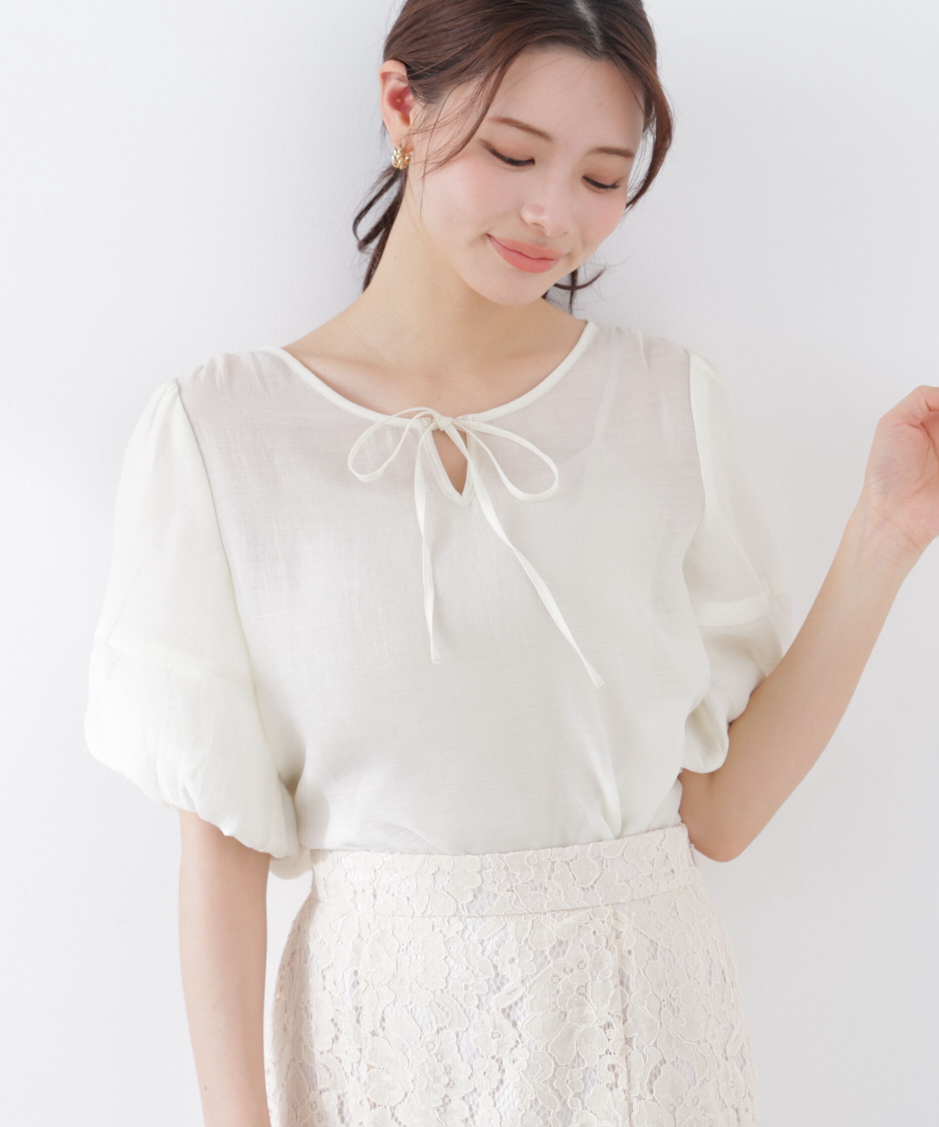 PROPORTION BODY DRESSING「ボリュームスリーブブラウス　26SS」|シャツ・ブラウス|