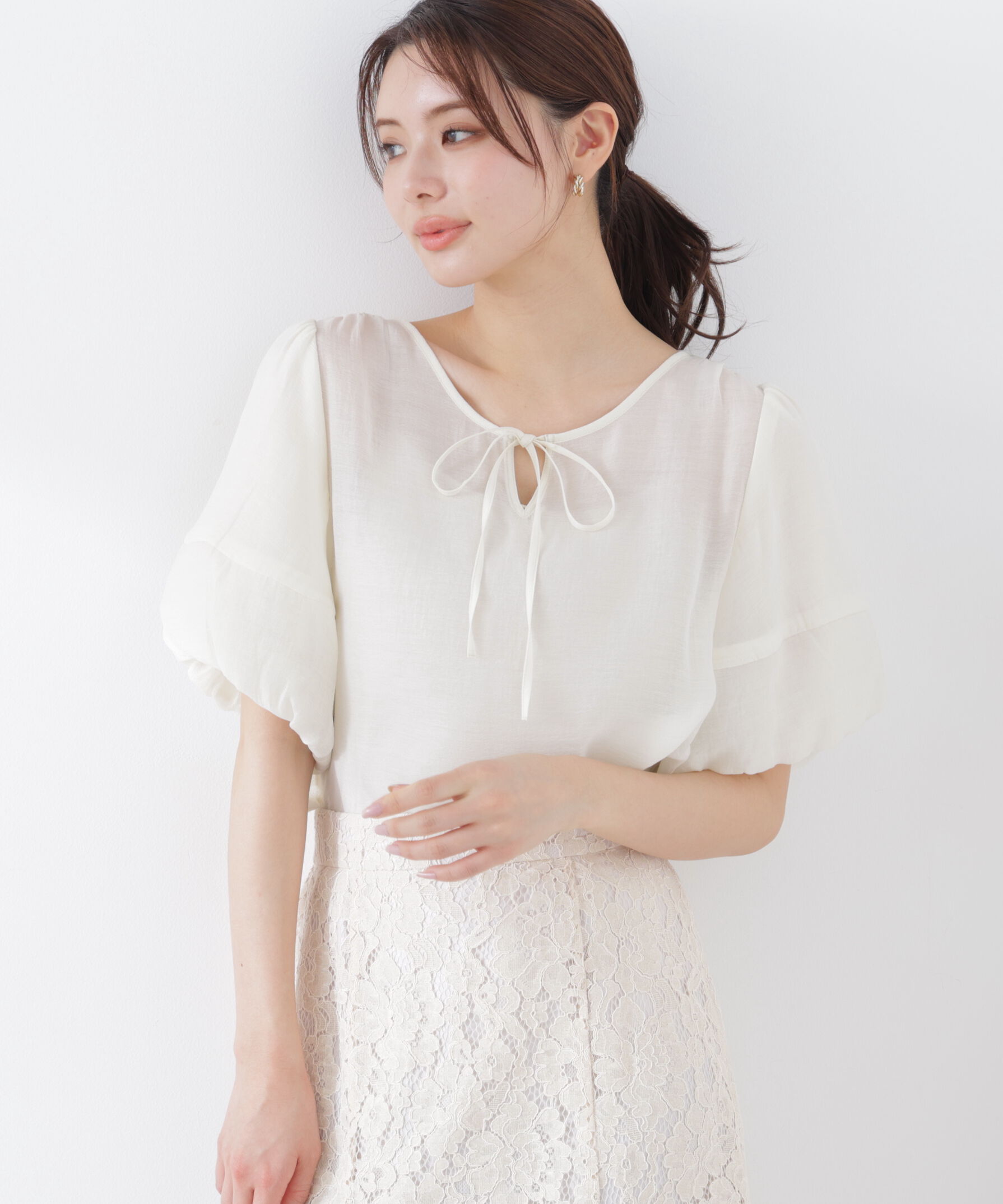 PROPORTION BODY DRESSING「ボリュームスリーブブラウス　26SS」|シャツ・ブラウス|