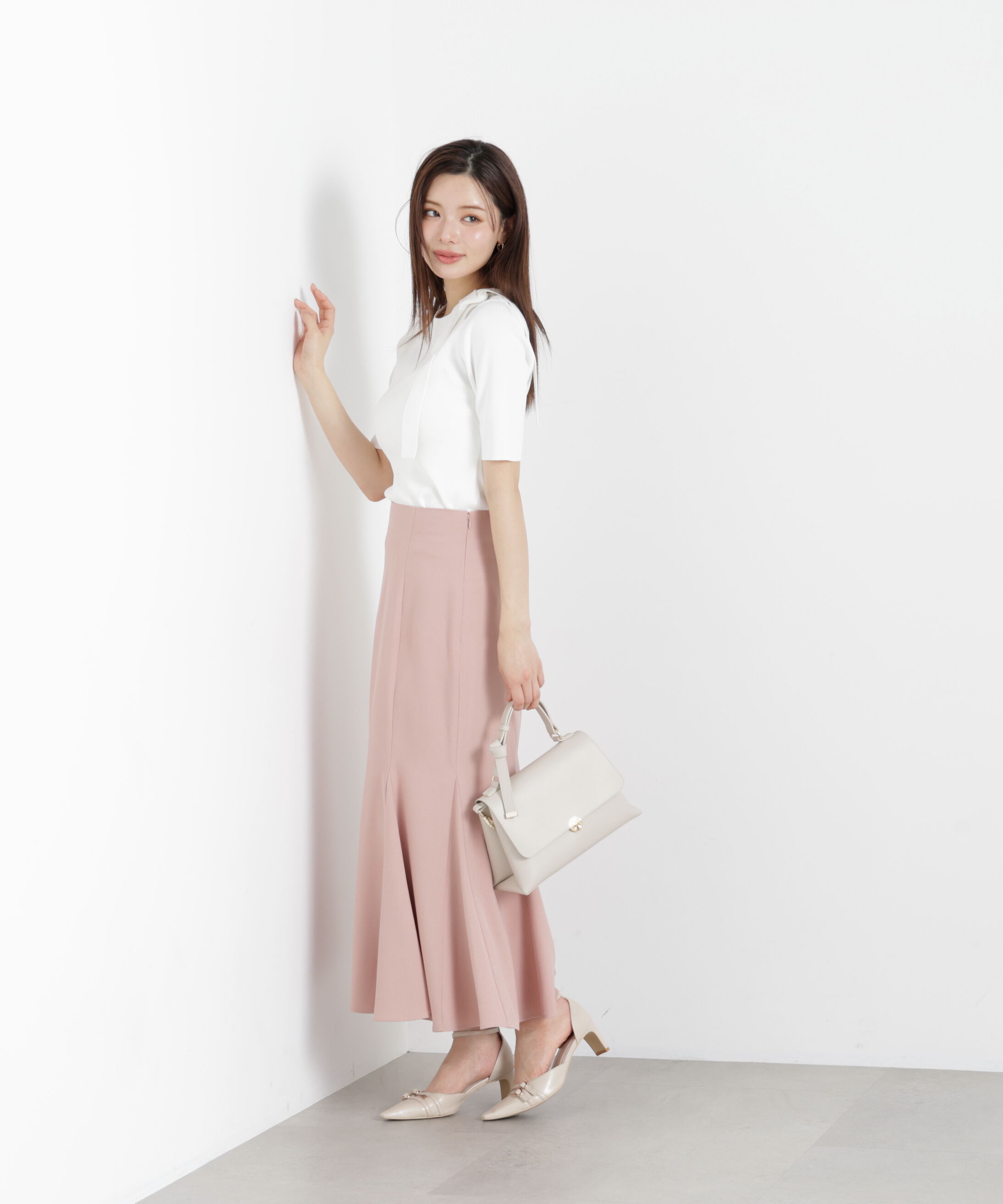 PROPORTION BODY DRESSING「＜ウォッシャブル＞ハイウエストマーメイドスカート　26SS」|スカート|